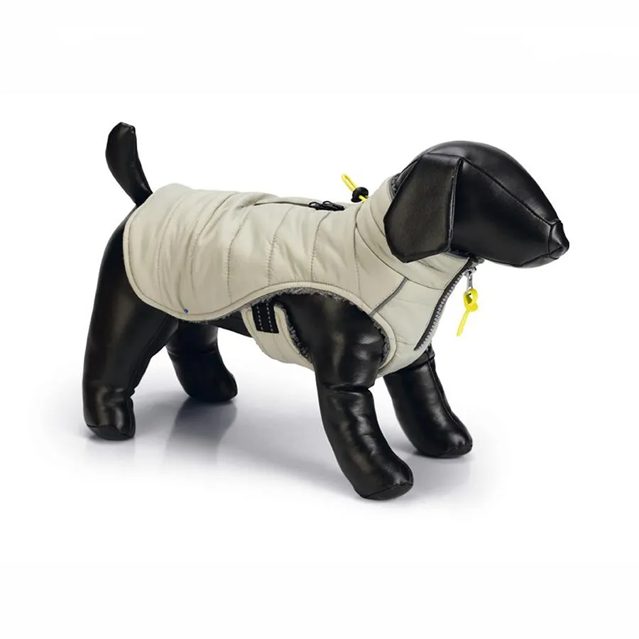 Cappottino impermeabile cane bobby tortora