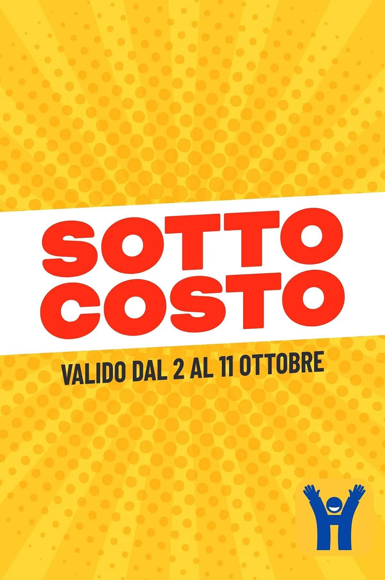 Volantino Hurrà da 2 ottobre a 11 ottobre di 2025 - Pagina del volantino 1