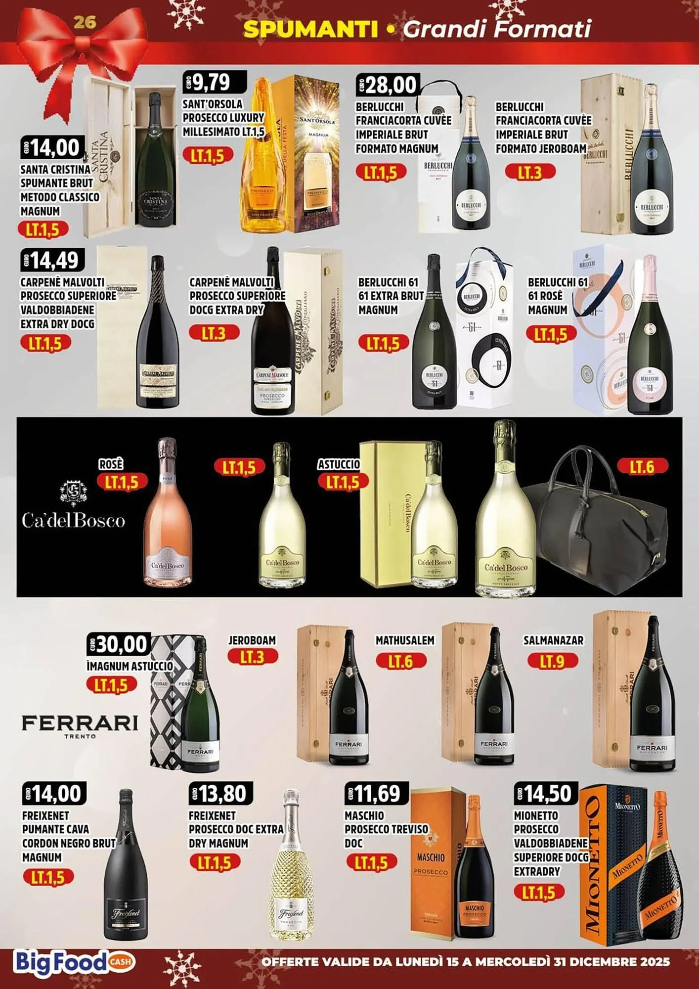 Volantino Big Food da 15 dicembre a 31 dicembre di 2025 - Pagina del volantino 26