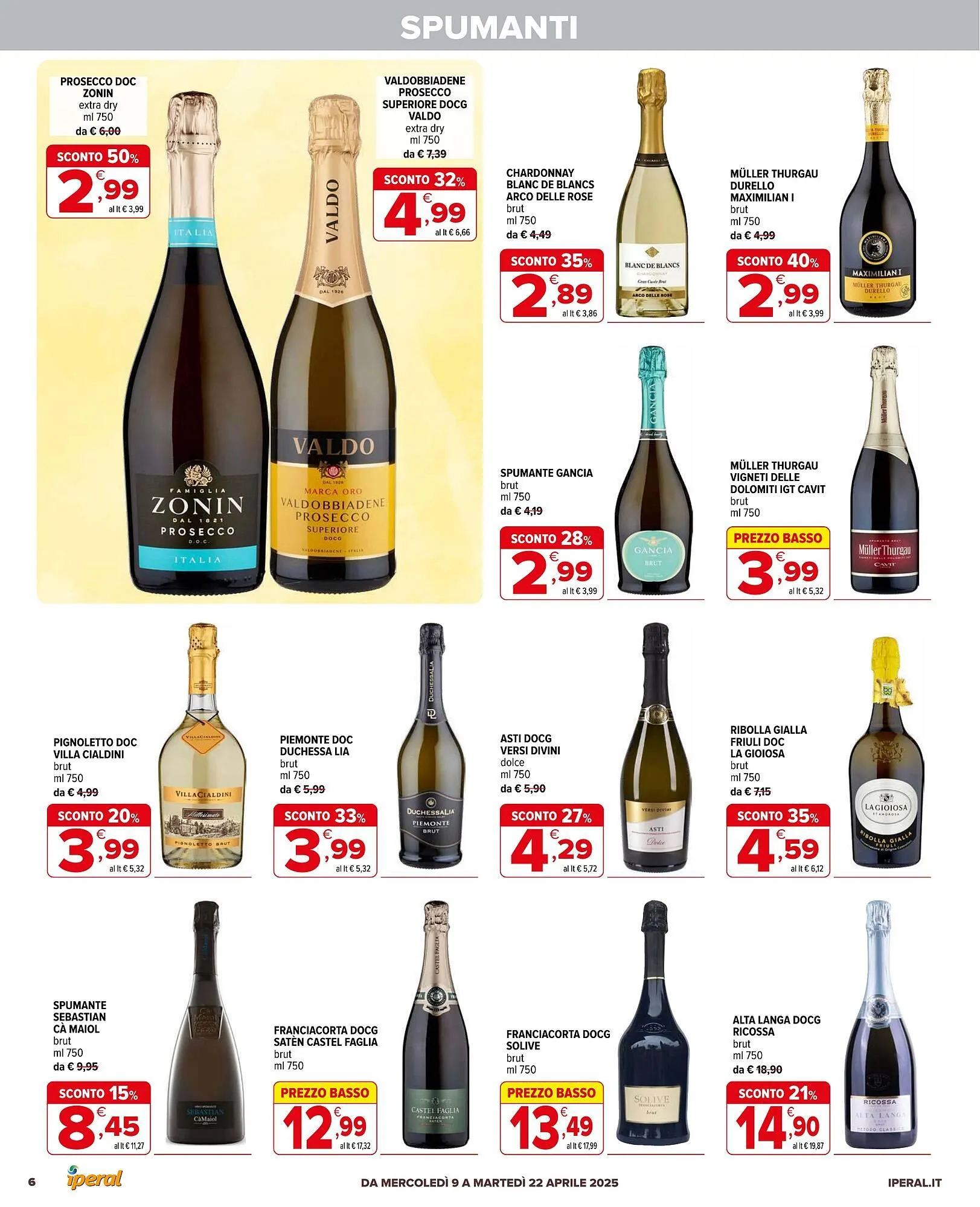 Volantino Iperal da 9 aprile a 22 aprile di 2025 - Pagina del volantino 6