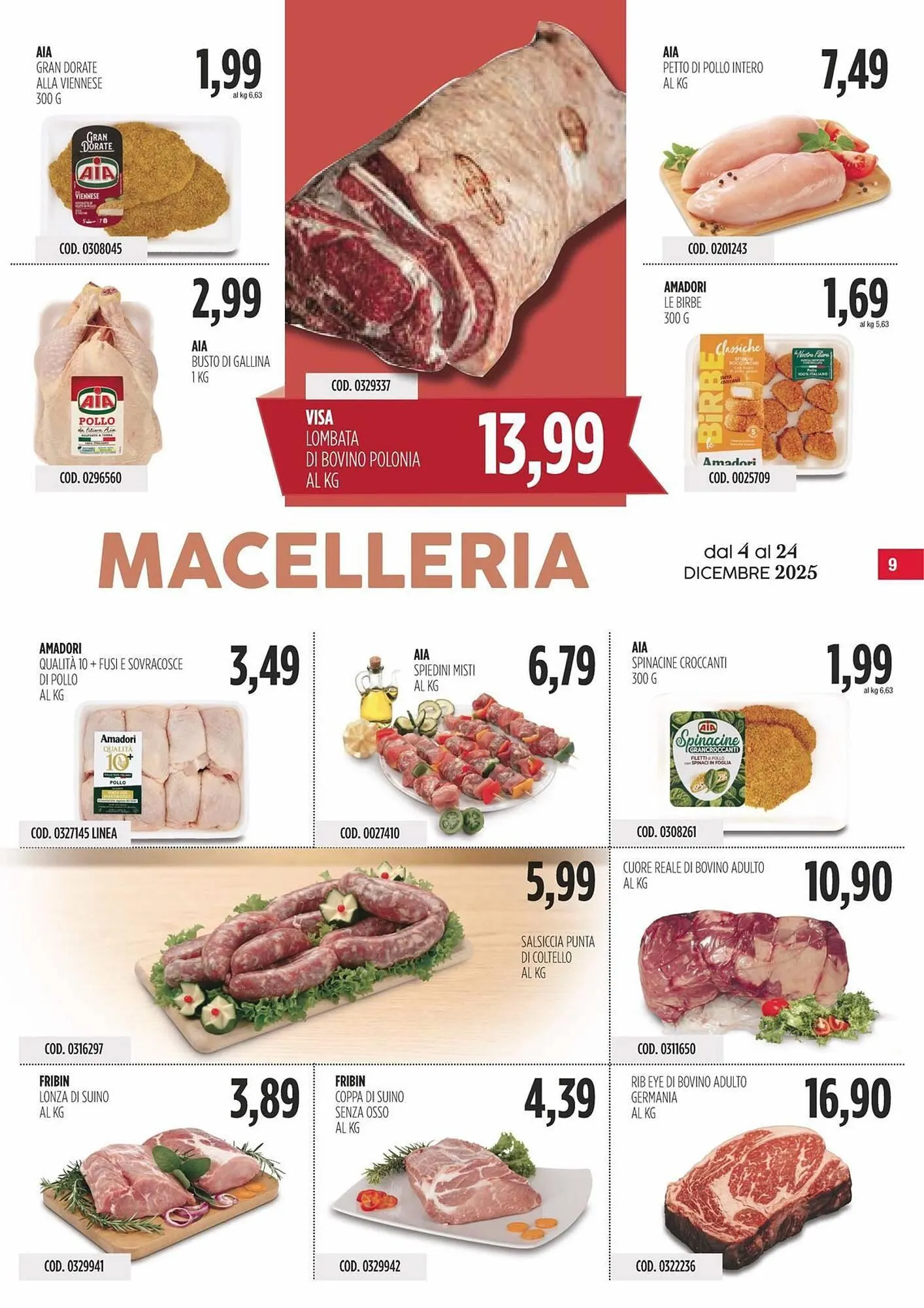 Volantino Carico Cash & Carry da 4 dicembre a 24 dicembre di 2025 - Pagina del volantino 9