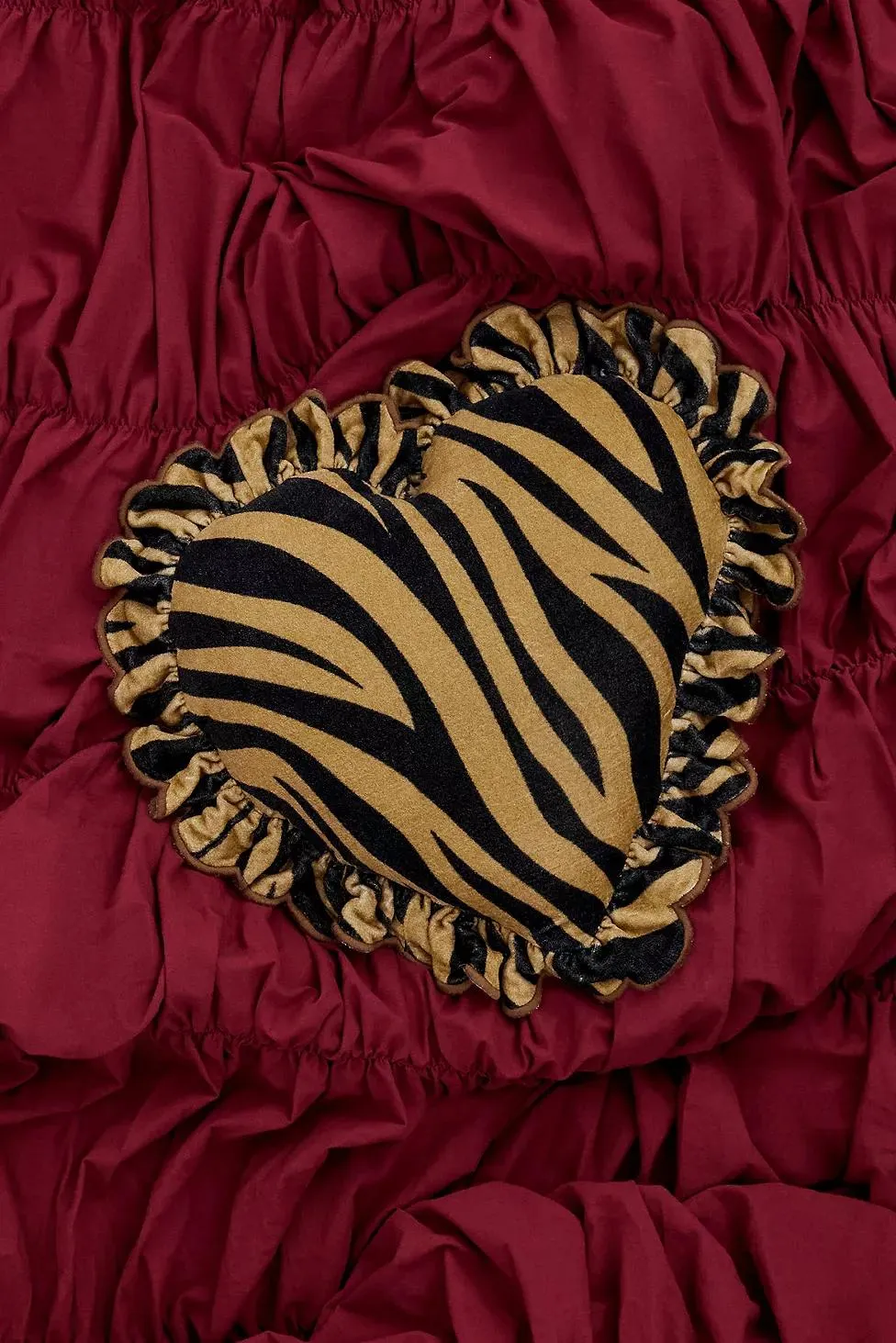 Cuscino Volant Cuore di Tigre