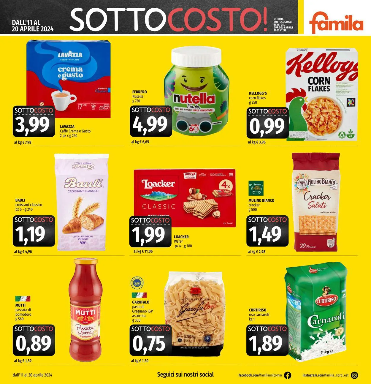 Famila Volantino attuale da 11 aprile a 24 aprile di 2024 - Pagina del volantino 6