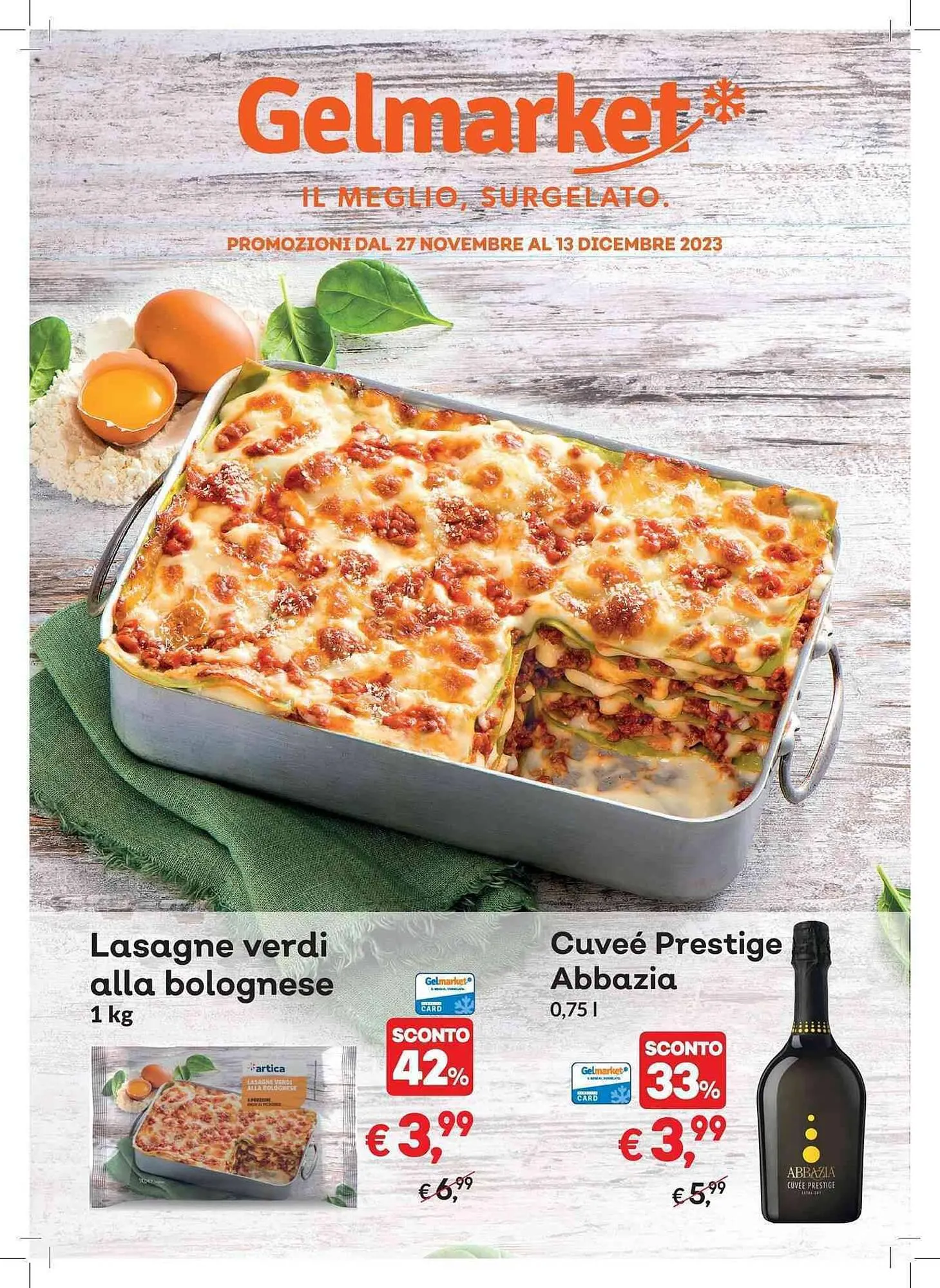 Volantino Gelmarket da 27 novembre a 13 dicembre di 2023 - Pagina del volantino 1