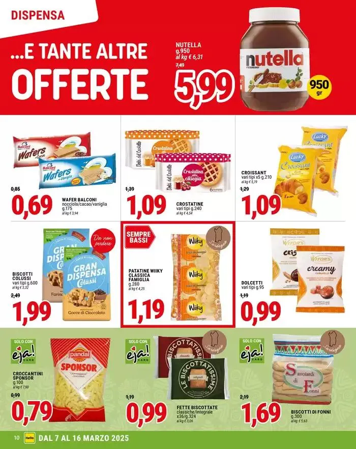 Sotto costo da 7 marzo a 16 marzo di 2025 - Pagina del volantino 10