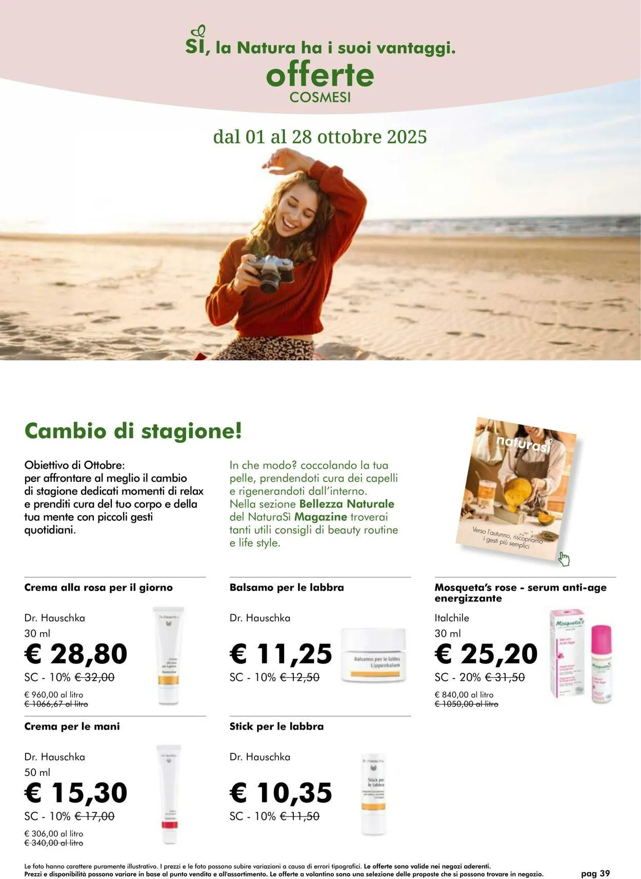 Natura Sì Volantino attuale da 23 ottobre a 6 novembre di 2025 - Pagina del volantino 39
