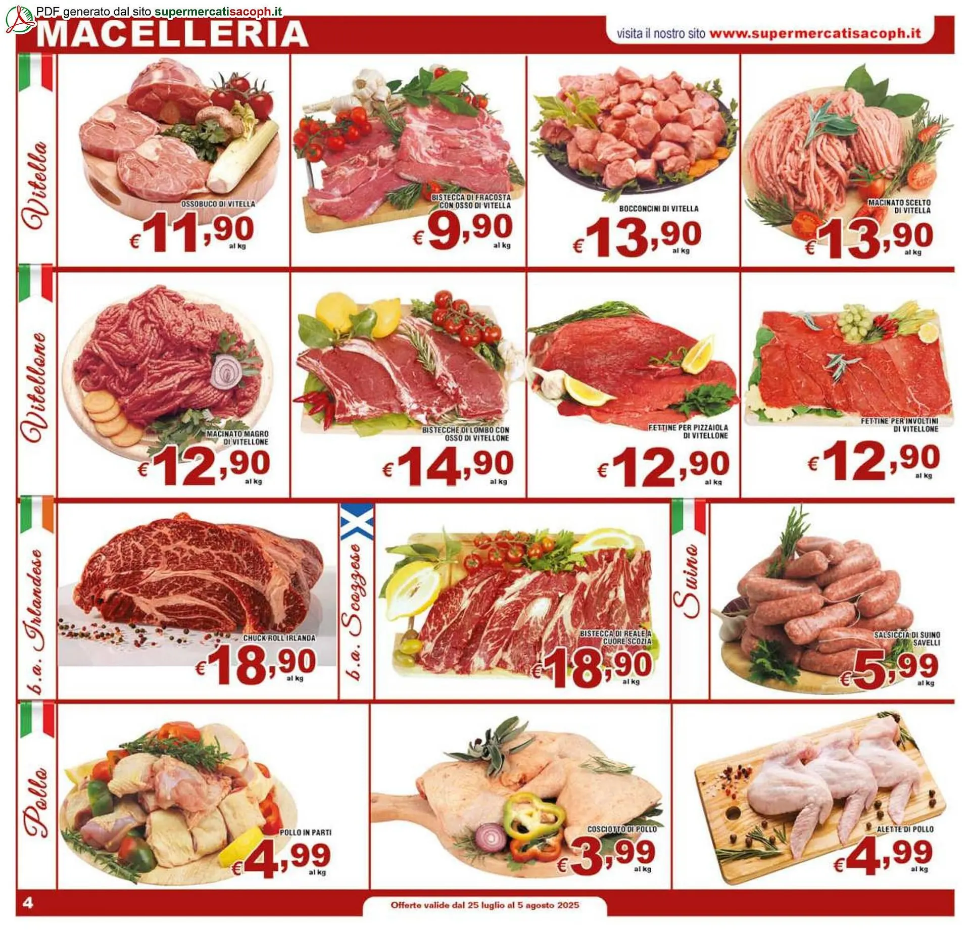 Volantino Sacoph da 25 luglio a 5 agosto di 2025 - Pagina del volantino 4