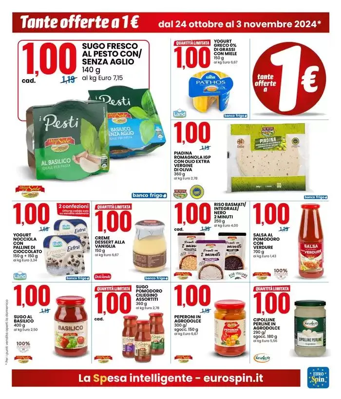Tante offerte a 1 € da 24 ottobre a 3 novembre di 2024 - Pagina del volantino 3