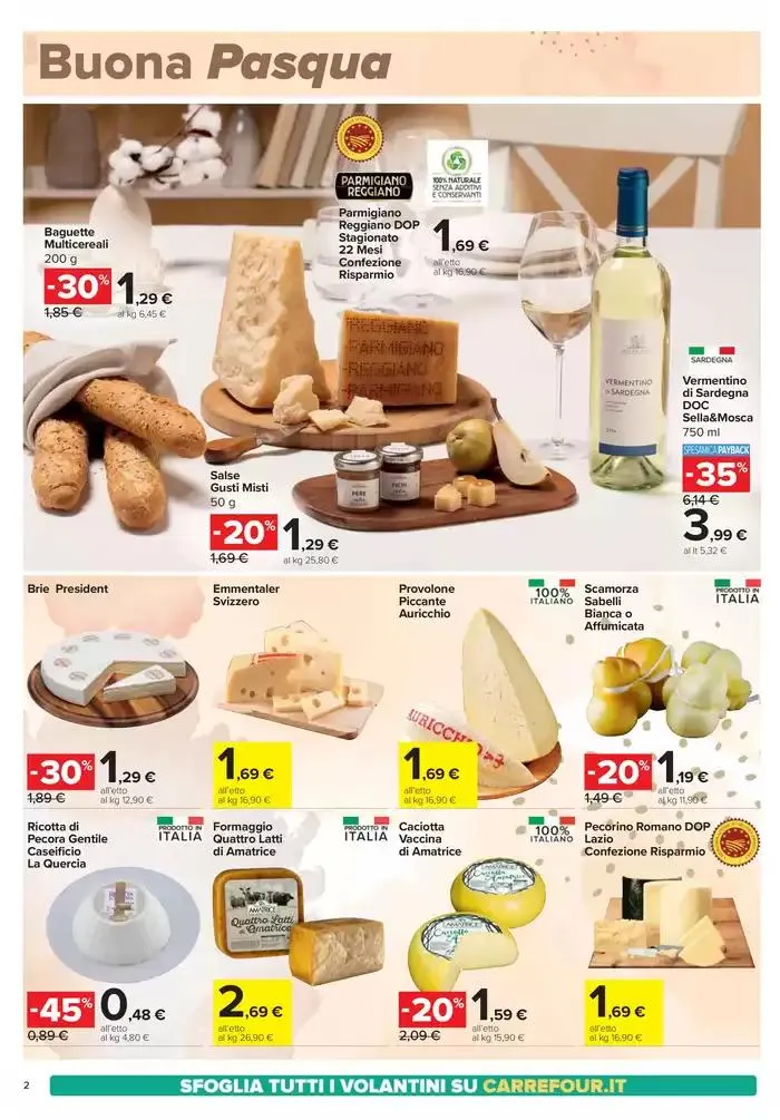 Sconti di pasqua da 3 aprile a 21 aprile di 2025 - Pagina del volantino 2