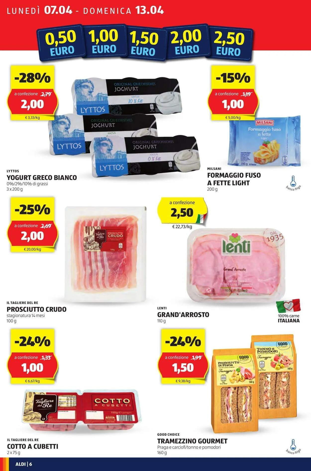 Aldi Volantino attuale da 7 aprile a 13 aprile di 2025 - Pagina del volantino 6