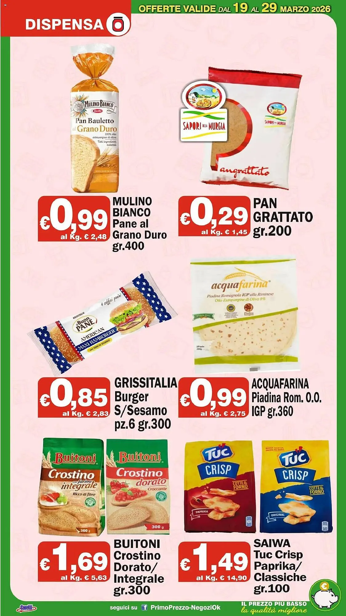 Volantino Primo Prezzo da 19 marzo a 29 marzo di 2026 - Pagina del volantino 13