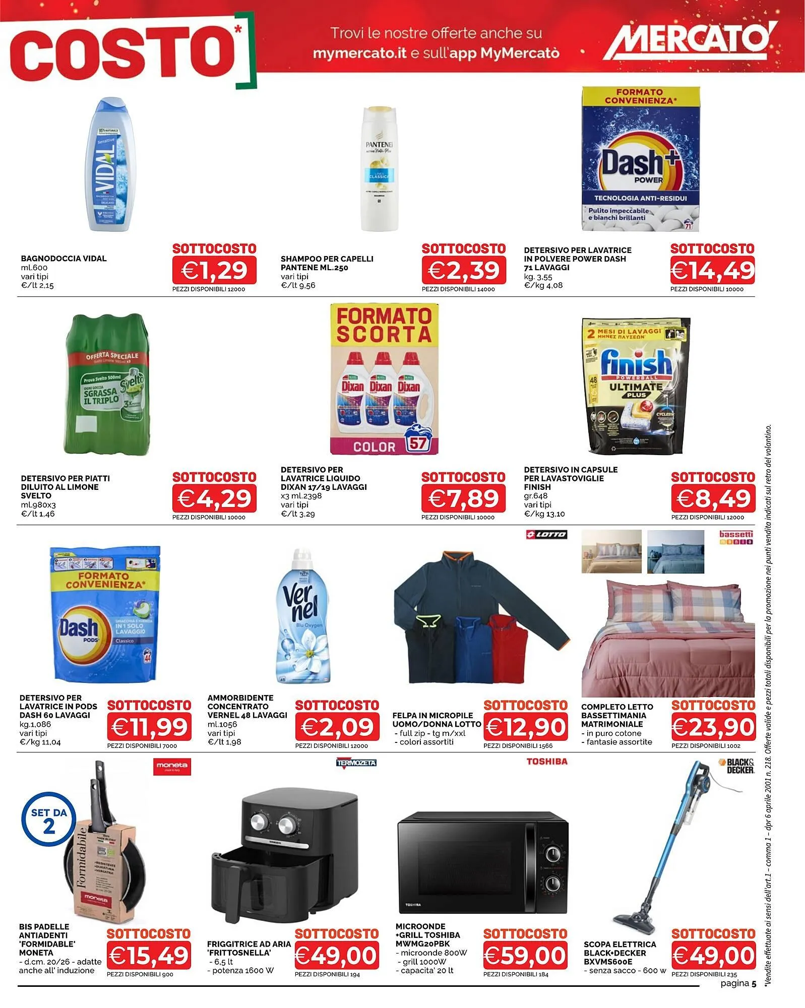 Volantino Mercatò da 4 dicembre a 14 dicembre di 2025 - Pagina del volantino 5