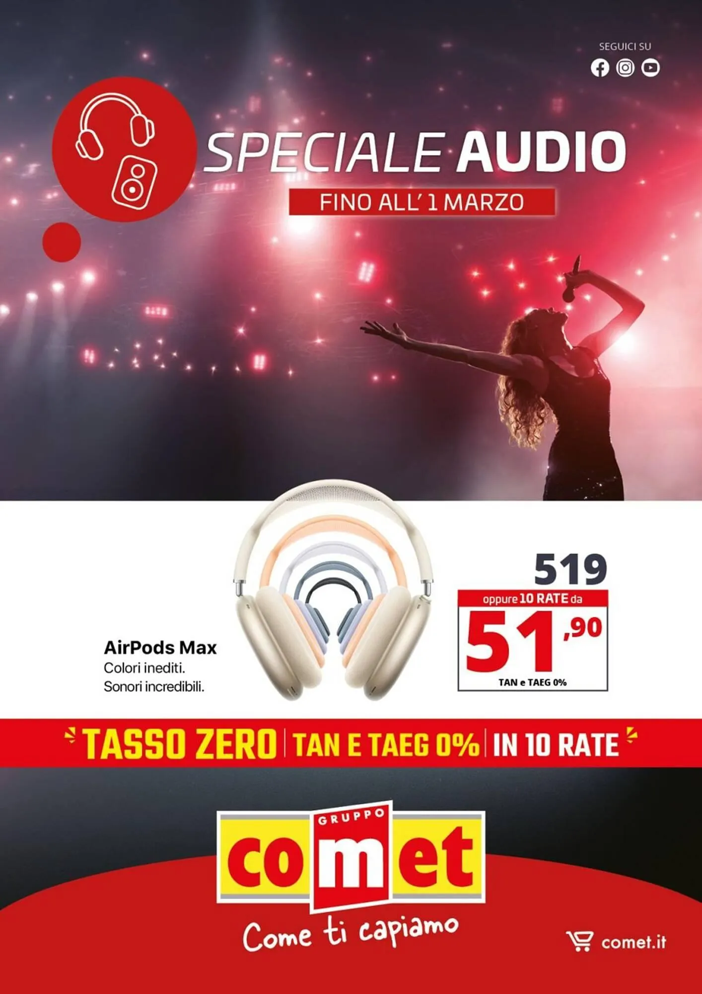 Volantino Comet da 20 febbraio a 1 marzo di 2026 - Pagina del volantino 1