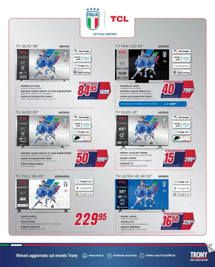 Tasso Zero da Trony! da 20 marzo a 2 aprile di 2025 - Pagina del volantino 19