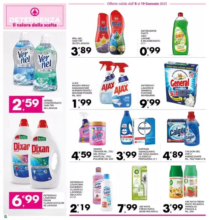 Prezzi shock da 8 gennaio a 19 gennaio di 2025 - Pagina del volantino 16