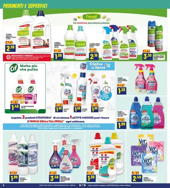 Sconti fino al 50% da 22 marzo a 5 aprile di 2025 - Pagina del volantino 8