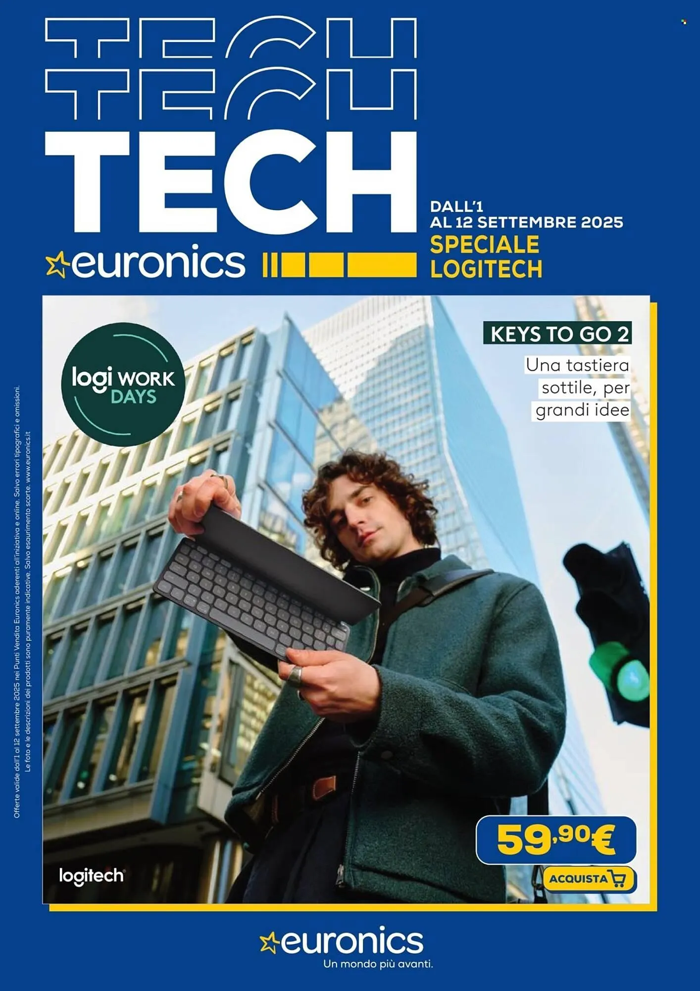 Volantino Euronics da 1 settembre a 12 settembre di 2025 - Pagina del volantino 1