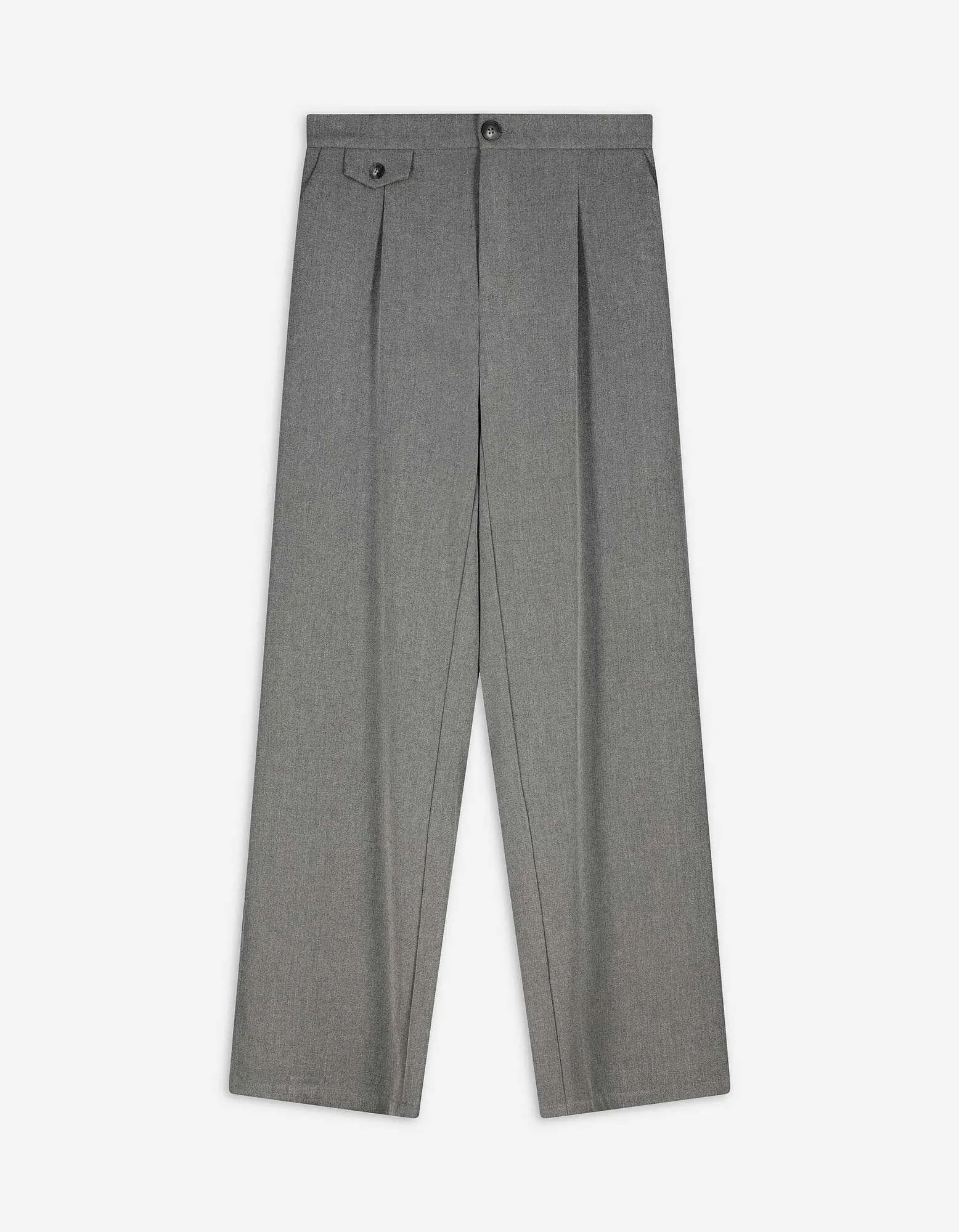 Pantaloni - Wide Fit - grigio
