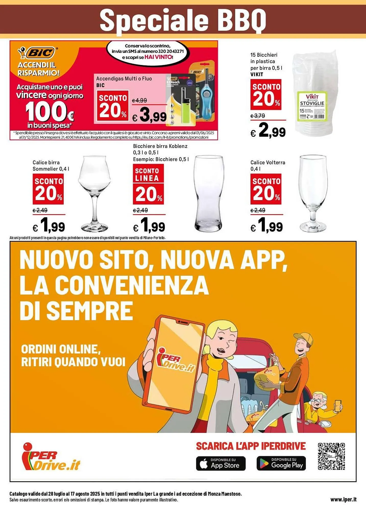 Volantino Iper La Grande da 28 luglio a 17 agosto di 2025 - Pagina del volantino 24