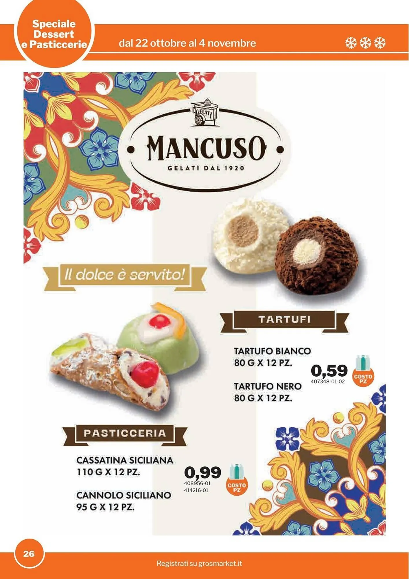 Volantino GrosMarket da 23 ottobre a 4 novembre di 2025 - Pagina del volantino 26