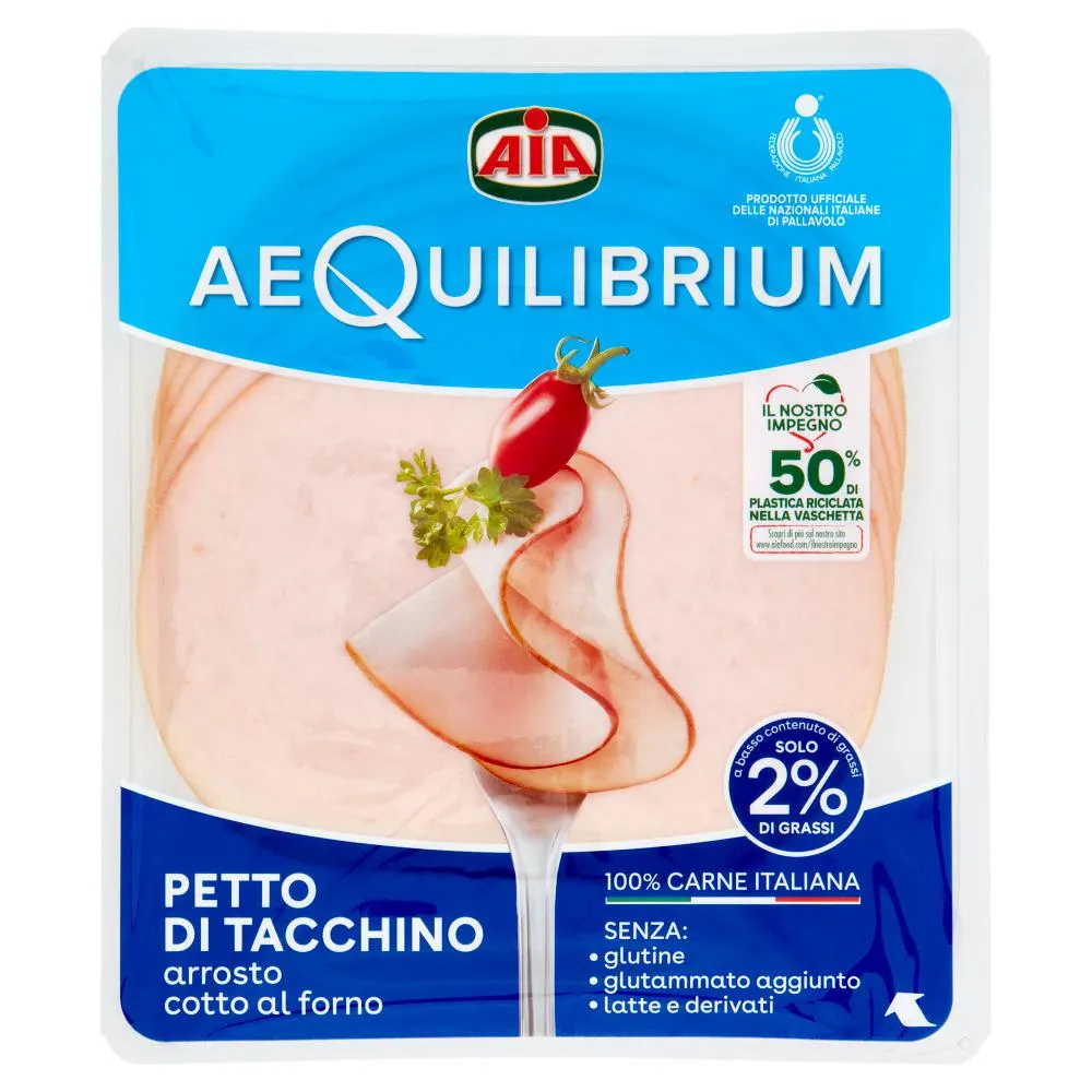 Aia aeQuilibrium Petto di Tacchino arrosto cotto al forno 120 g