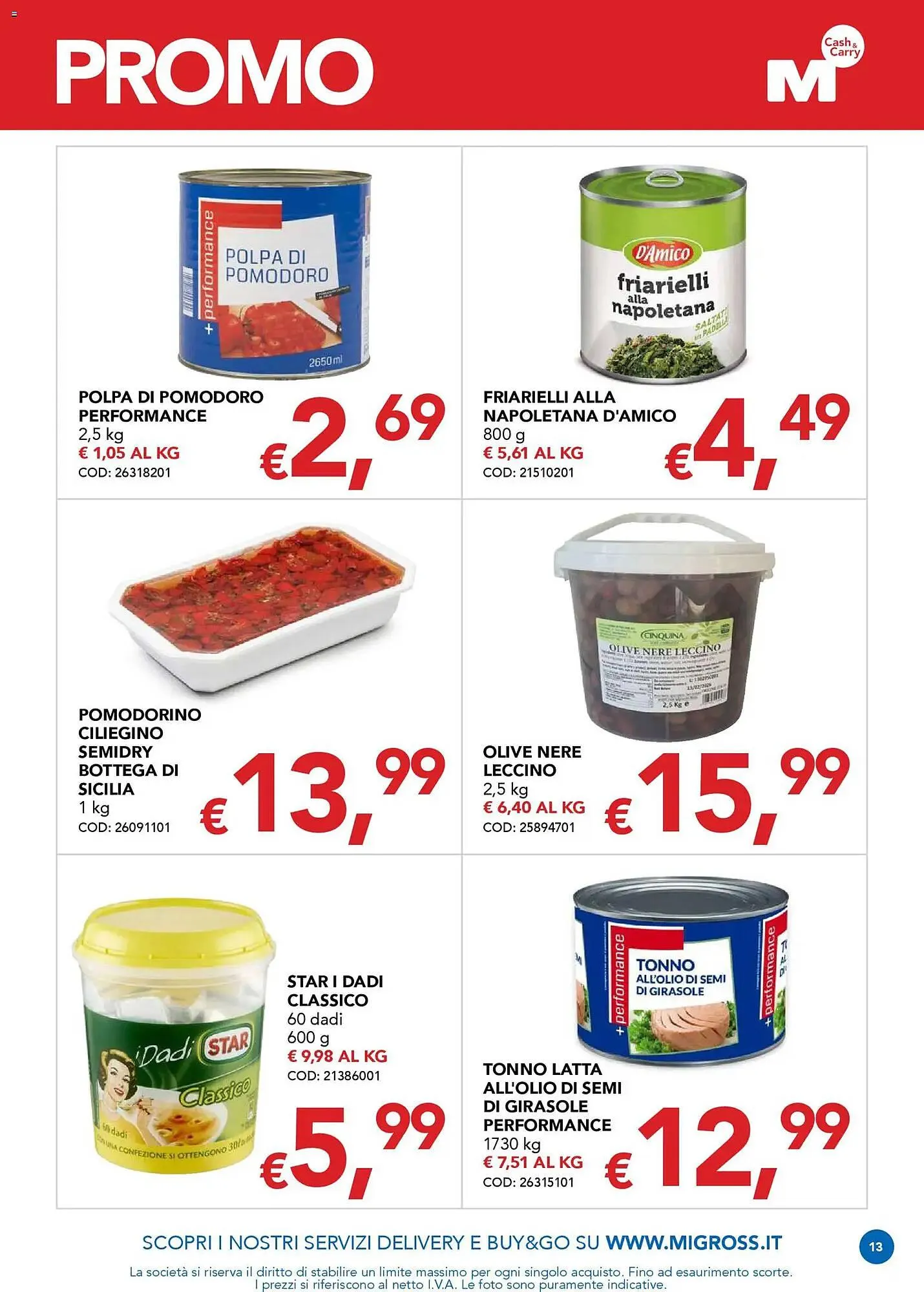 Volantino Migross Supermercati e Market da 12 marzo a 25 marzo di 2026 - Pagina del volantino 13