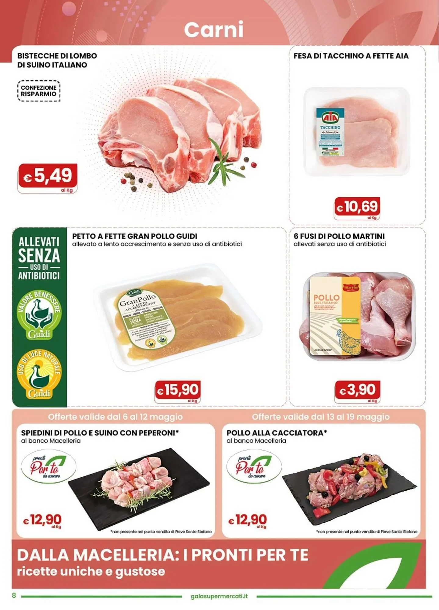 Volantino Gala Supermercati da 6 maggio a 19 maggio di 2026 - Pagina del volantino 8