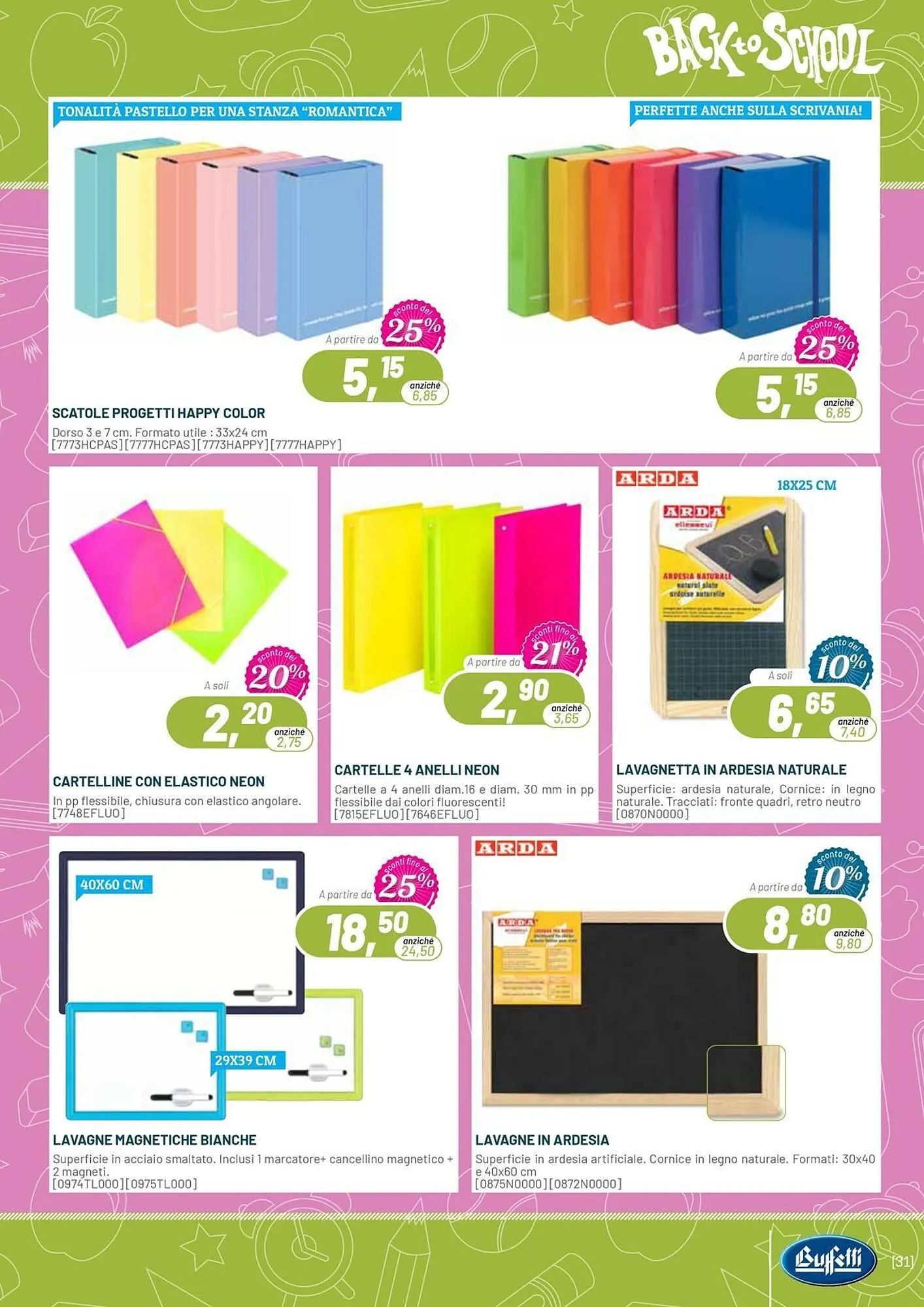 Volantino Buffetti da 1 luglio a 30 settembre di 2025 - Pagina del volantino 31