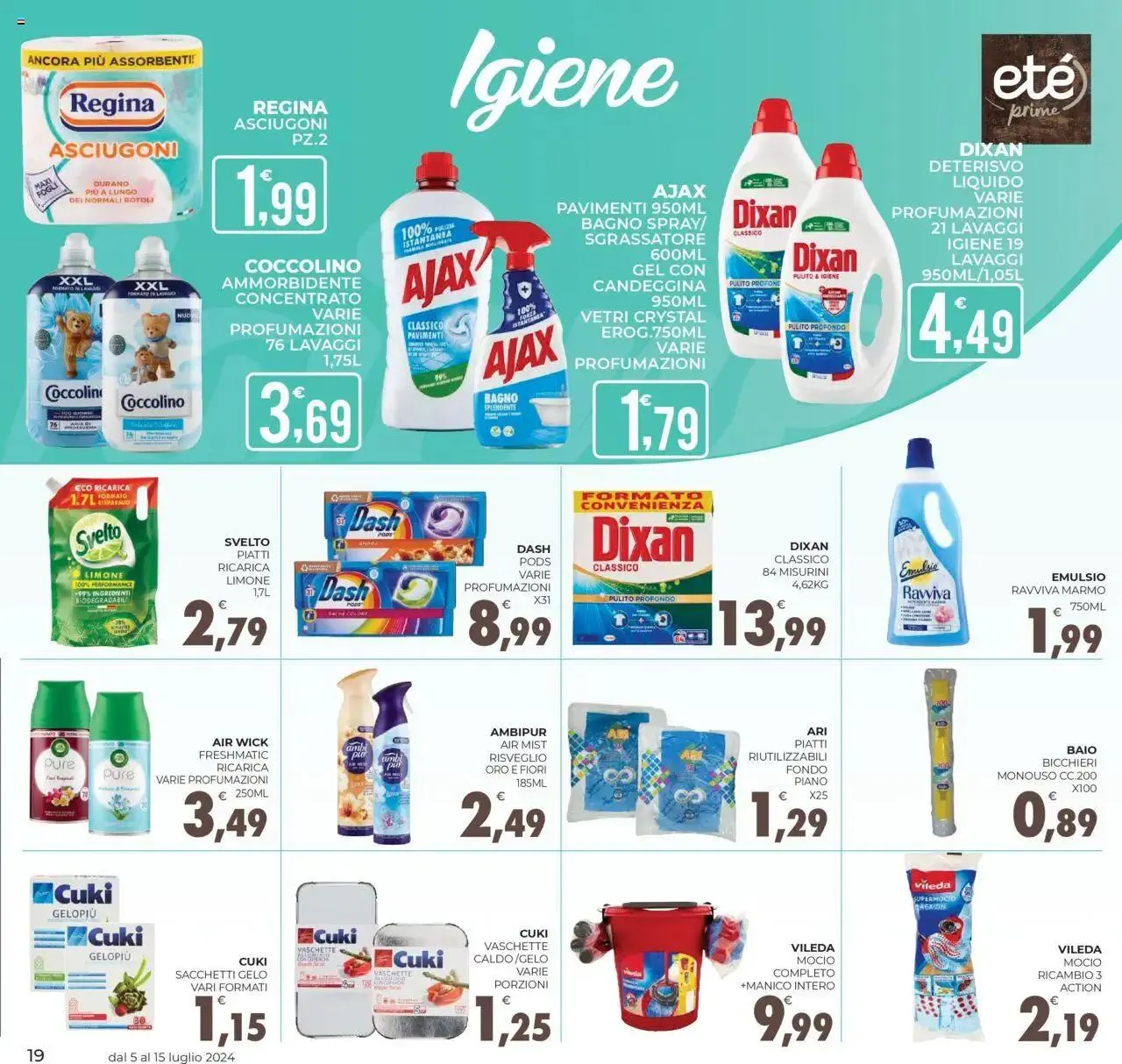 Volantino Eté Prime da 5 luglio a 15 luglio di 2024 - Pagina del volantino 19