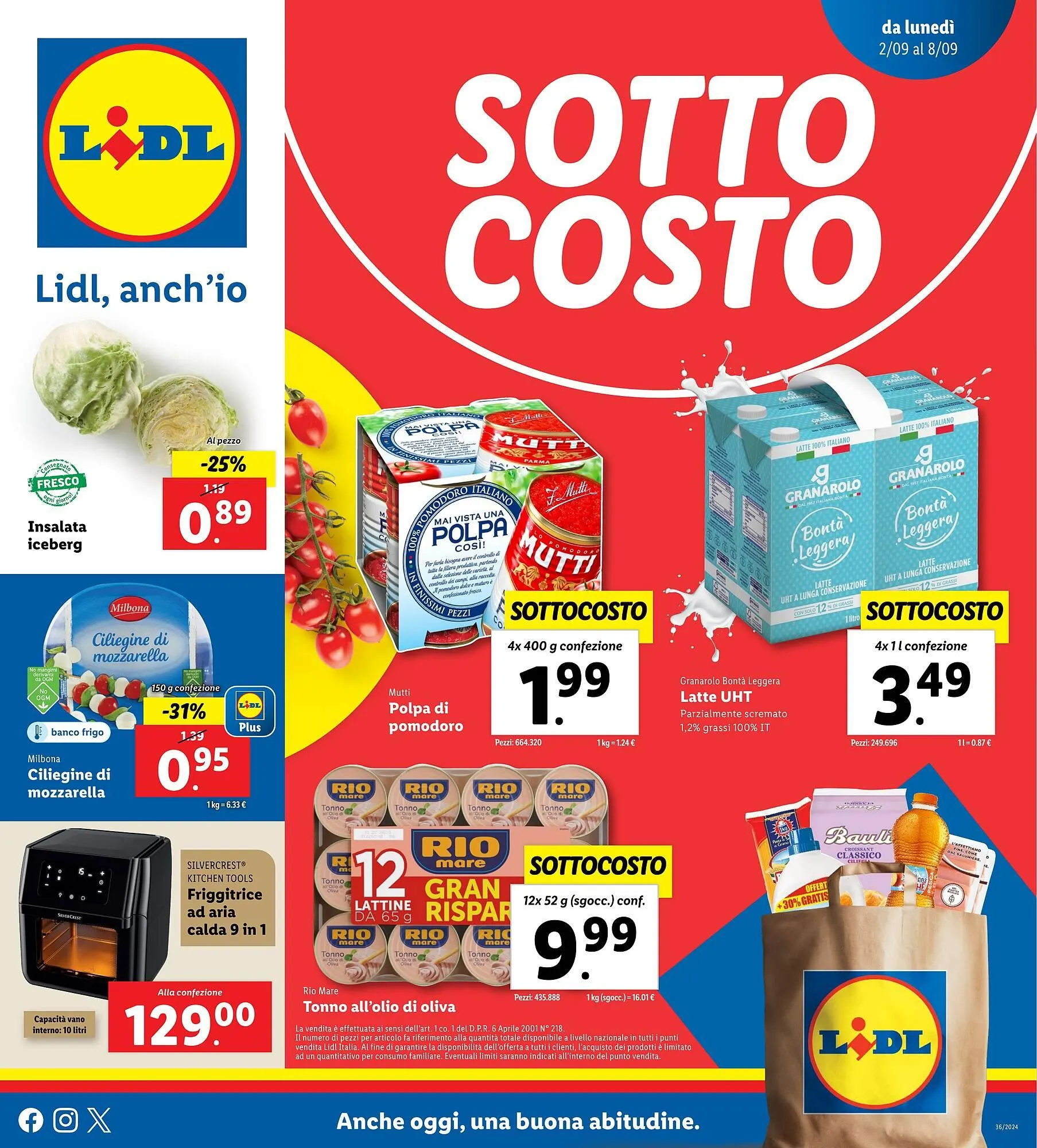 Volantino Lidl da 2 settembre a 8 settembre di 2024 - Pagina del volantino 1