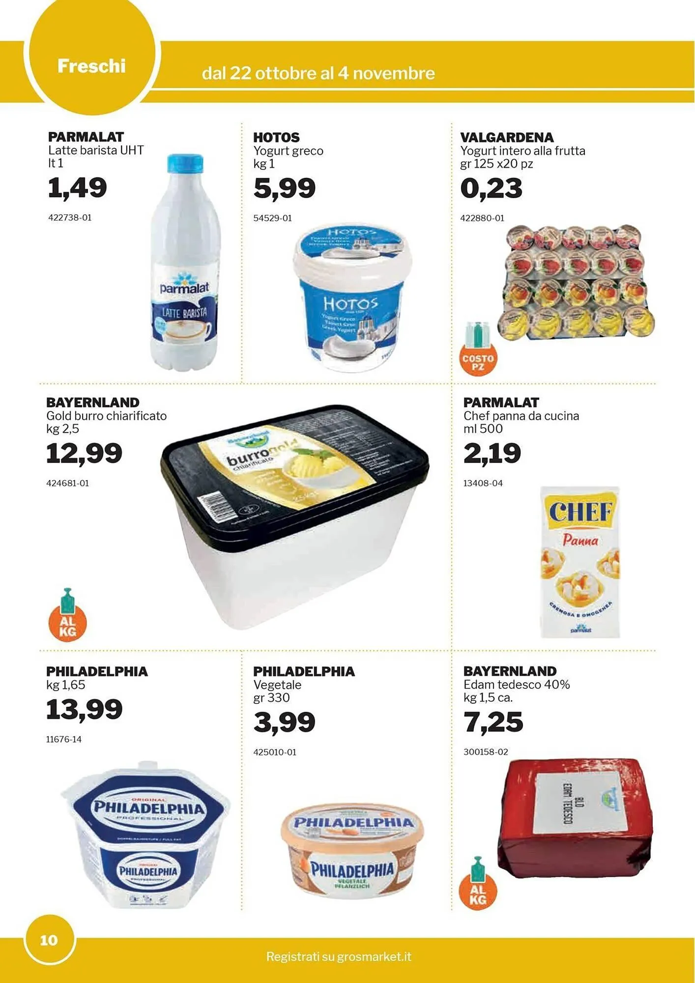Volantino GrosMarket da 22 ottobre a 4 novembre di 2025 - Pagina del volantino 10