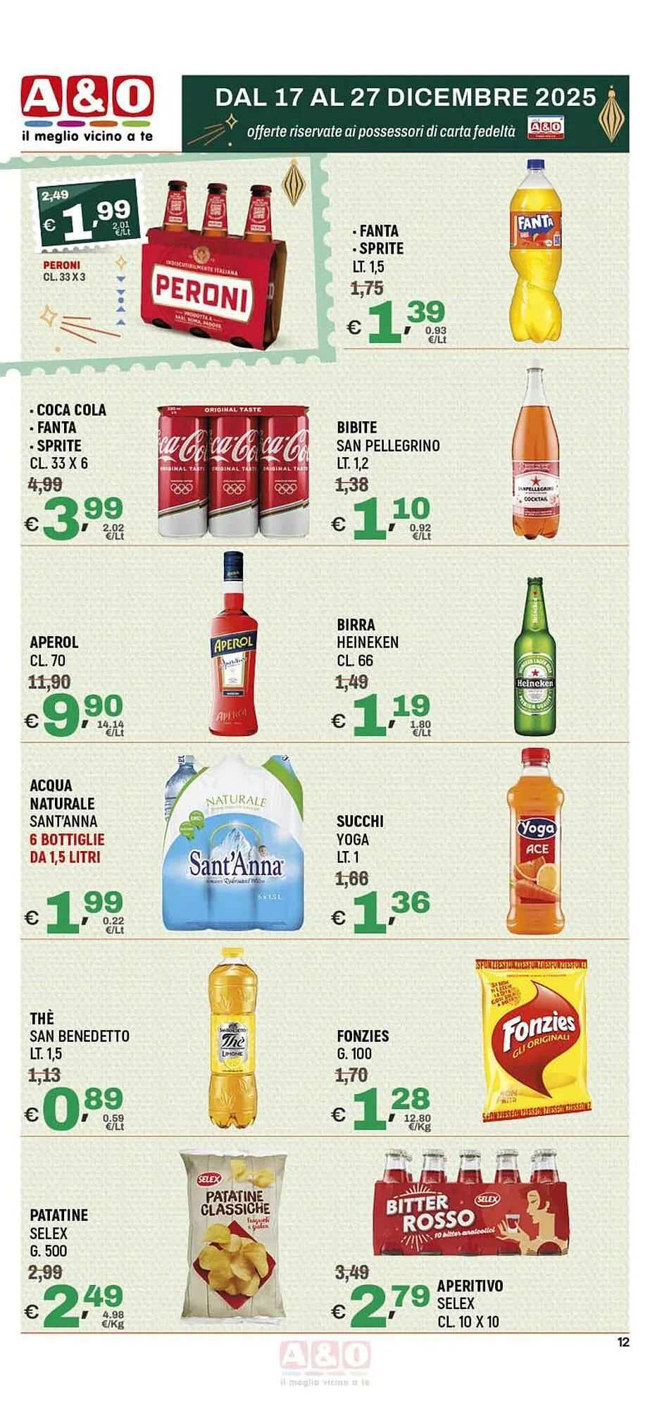 Volantino A&O da 18 dicembre a 27 dicembre di 2025 - Pagina del volantino 12