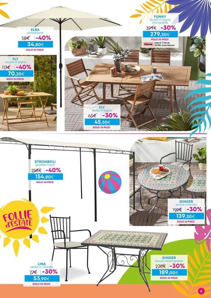 Follie d'estate da 12 luglio a 28 luglio di 2024 - Pagina del volantino 5