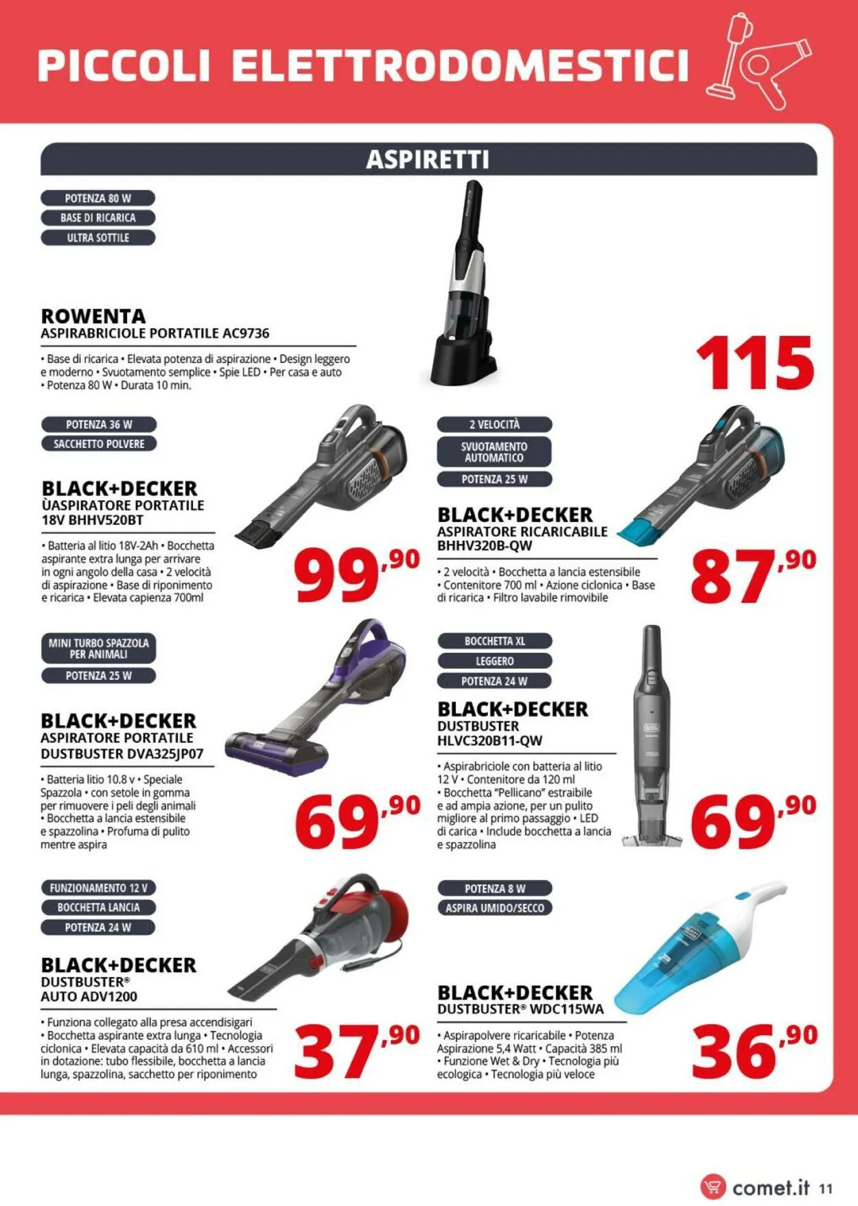 Comet Volantino attuale da 1 agosto a 20 agosto di 2025 - Pagina del volantino 11