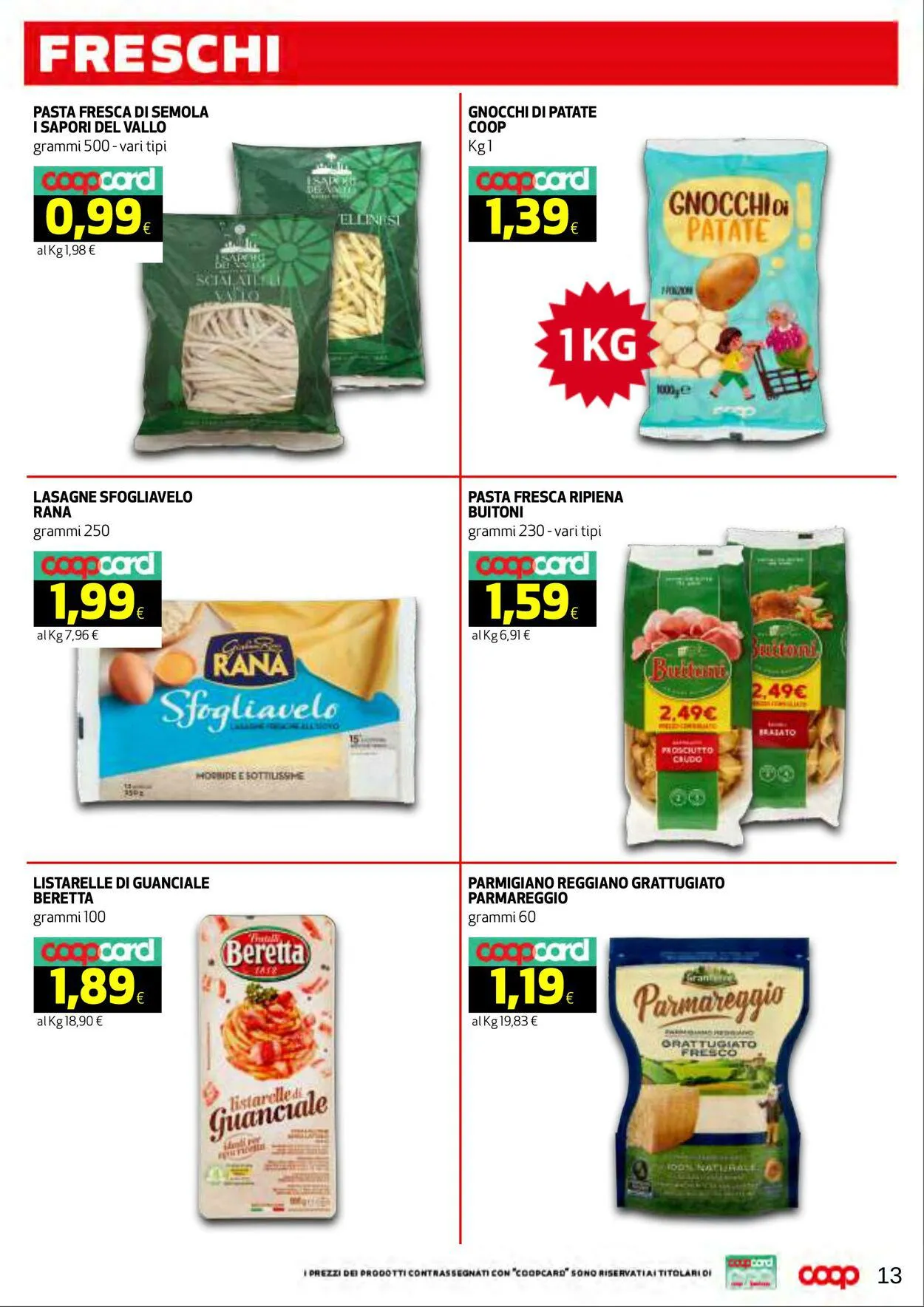 Coop Volantino attuale da 9 novembre a 19 novembre di 2023 - Pagina del volantino 13