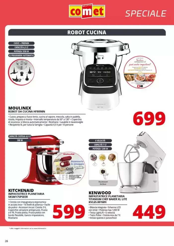 Speciale Piccoli Elettrodomestici  da 7 marzo a 19 marzo di 2025 - Pagina del volantino 26