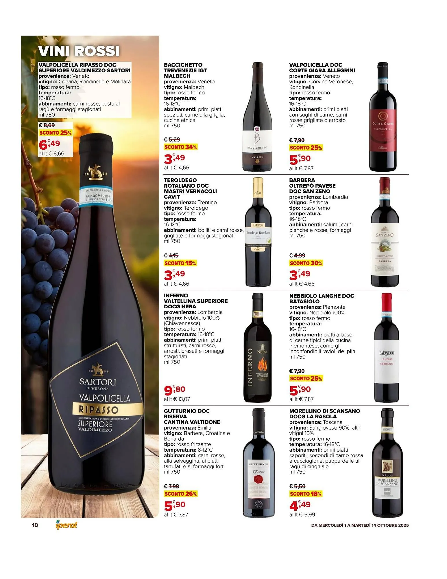 Volantino Iperal da 1 ottobre a 14 ottobre di 2025 - Pagina del volantino 10