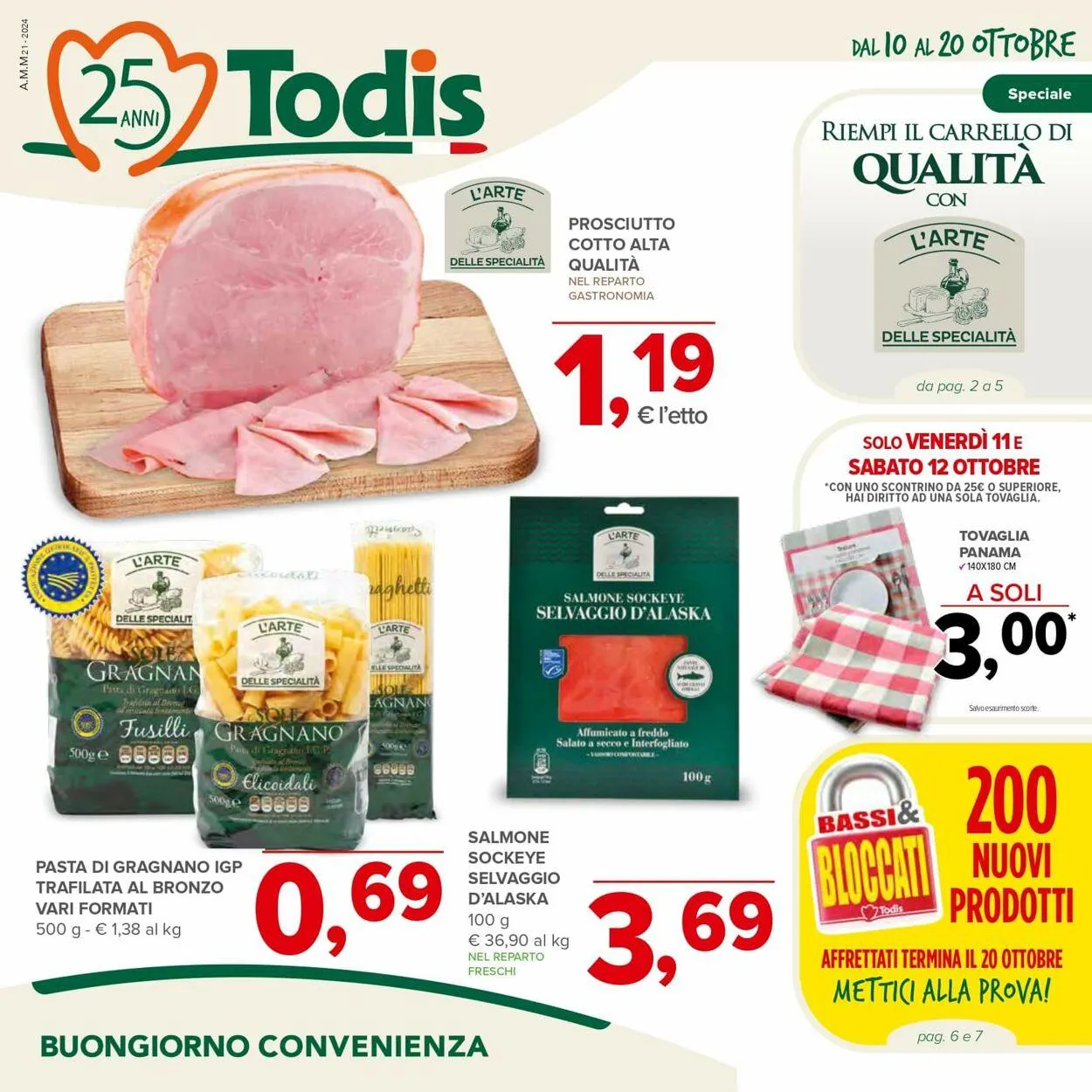 Todis Volantino attuale da 30 ottobre a 13 novembre di 2024 - Pagina del volantino 1