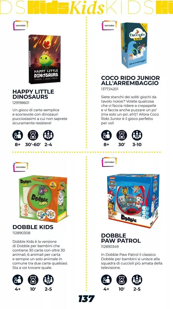 Catalogo Giochi di Società da 1 marzo a 15 marzo di 2025 - Pagina del volantino 137