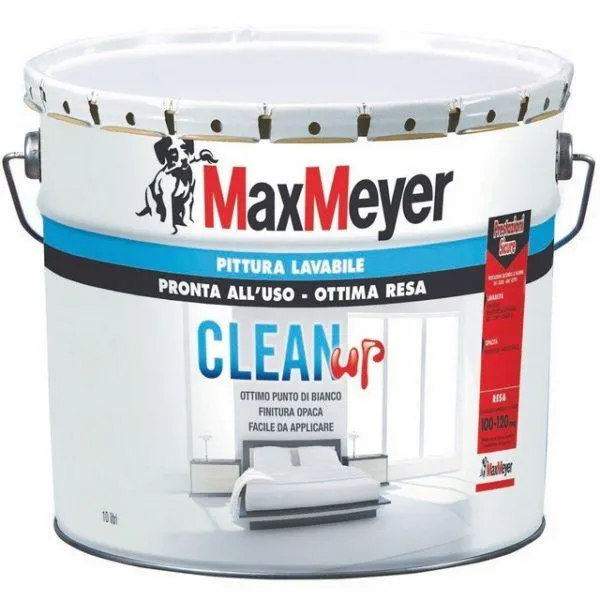 IDROPITTURA LAVABILE LT 10+2 MAX MEYER CLEAN UP