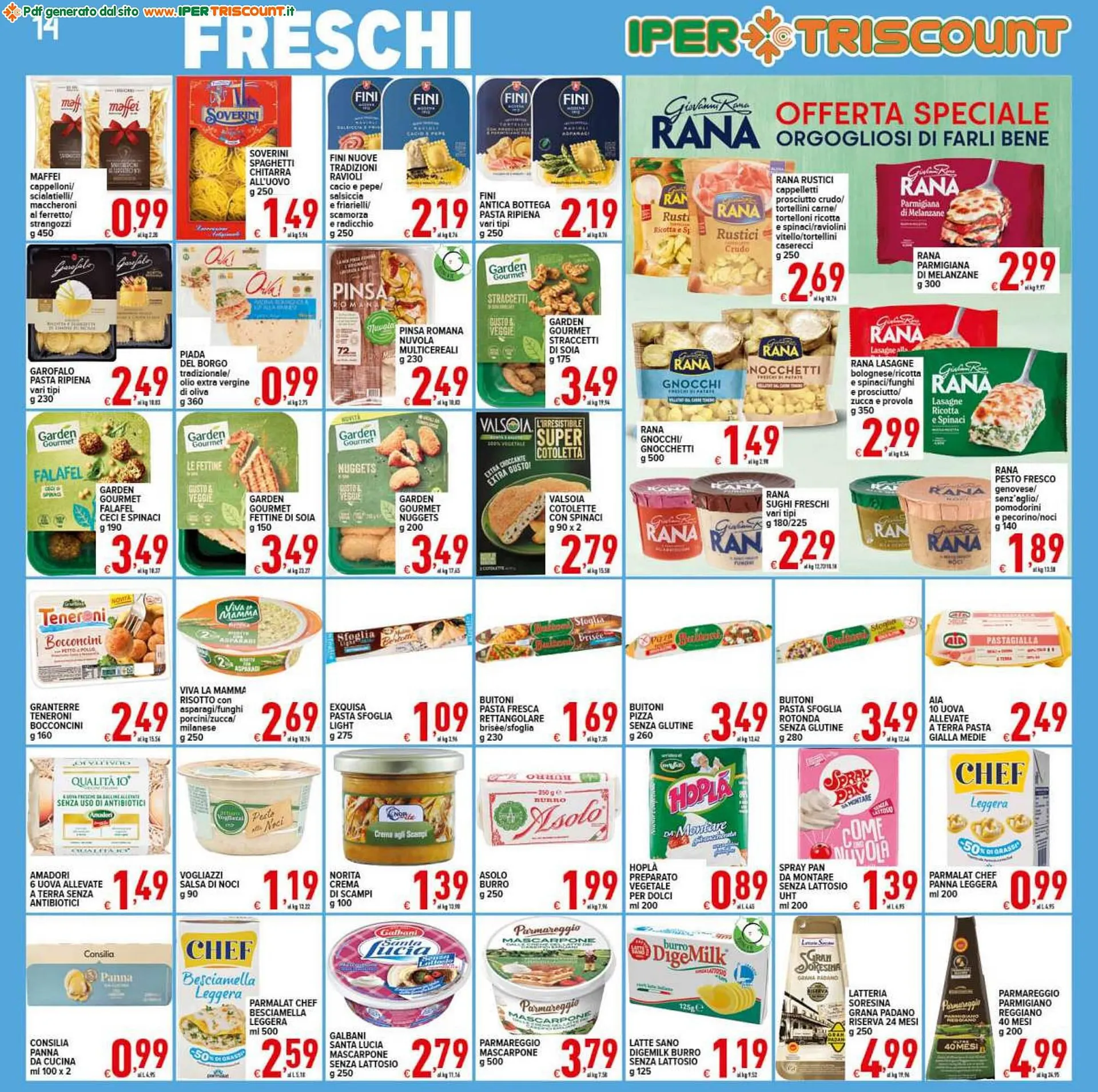Volantino Iper Triscount da 13 ottobre a 24 ottobre di 2023 - Pagina del volantino 14