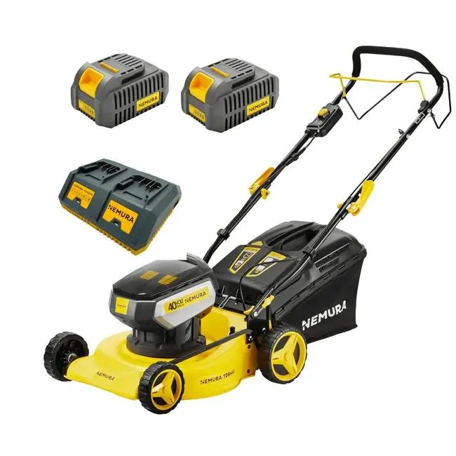 Tosaerba a batteria 80V (2x40V) - Taglio 42cm - Semovente + 2 batterie da 2Ah + doppio caricatore - Portata 250m2