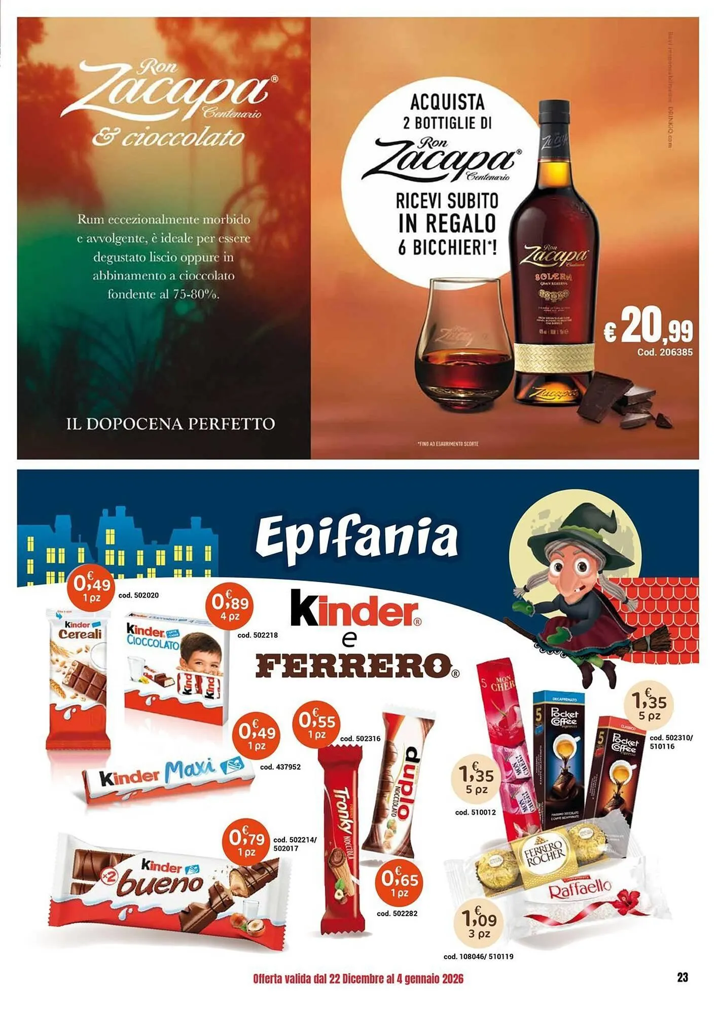 Volantino Centro Cash da 22 dicembre a 4 gennaio di 2026 - Pagina del volantino 23