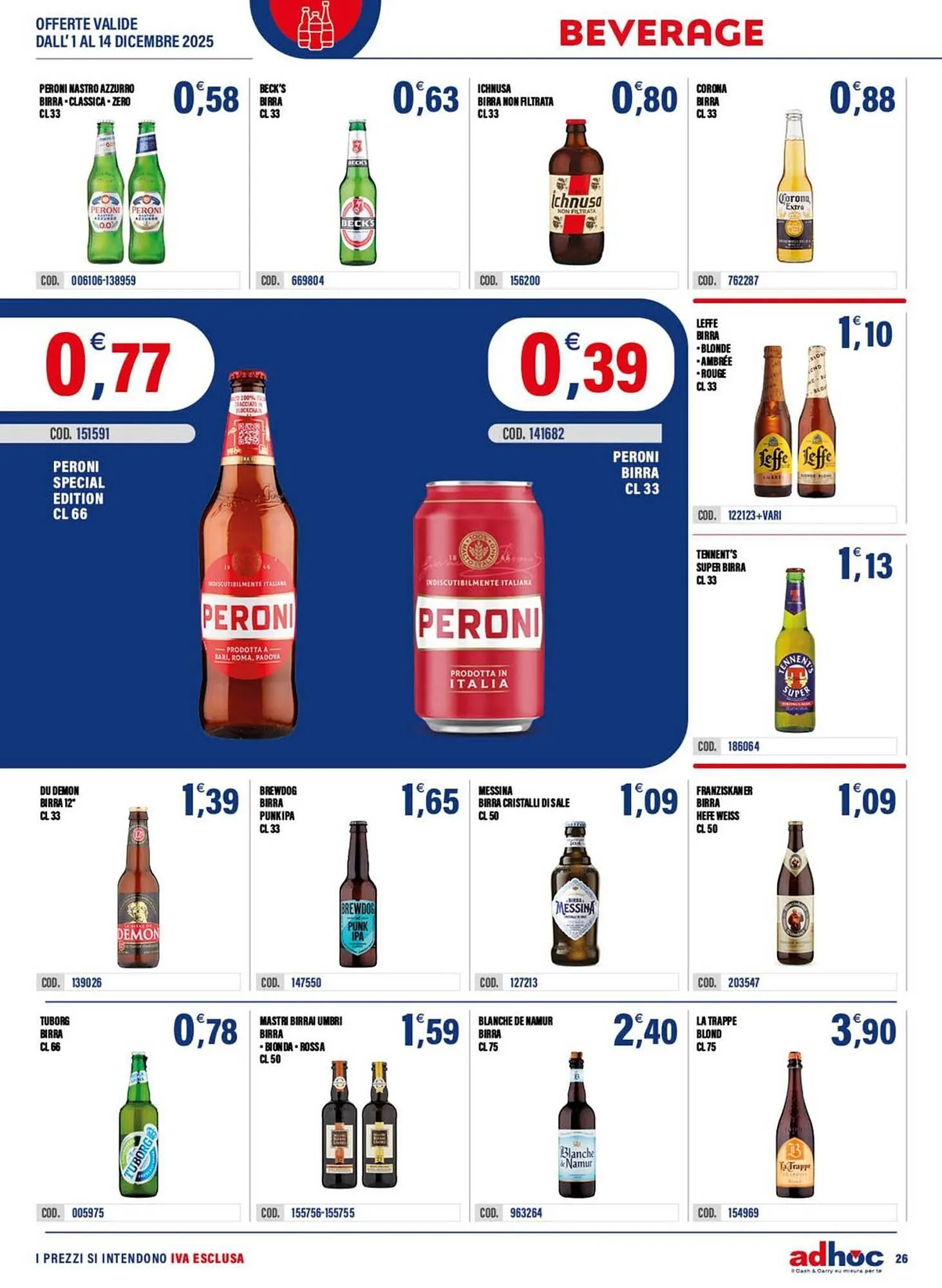 Volantino Adhoc da 2 dicembre a 14 dicembre di 2025 - Pagina del volantino 26