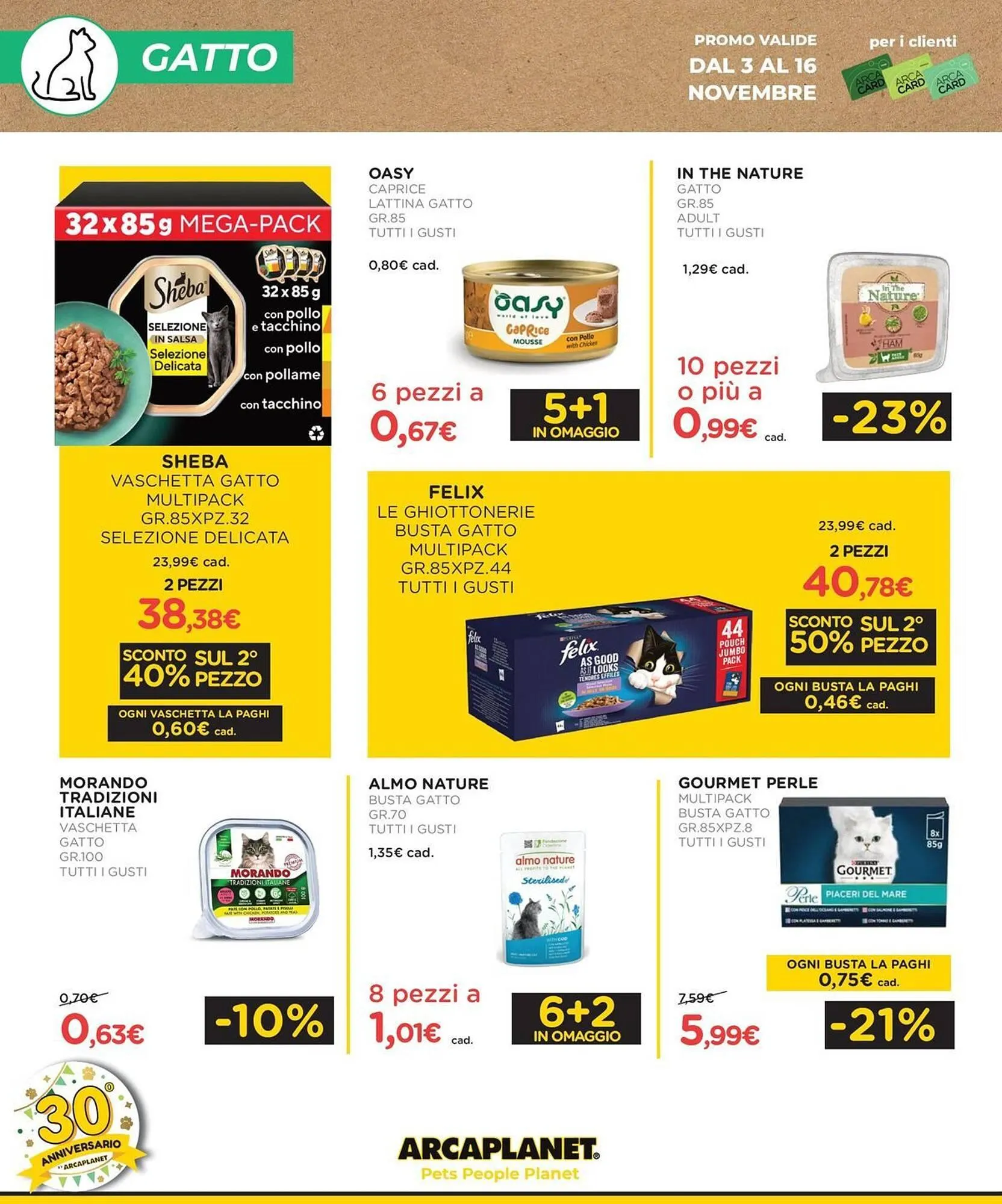 Volantino Arcaplanet da 10 novembre a 16 novembre di 2025 - Pagina del volantino 8