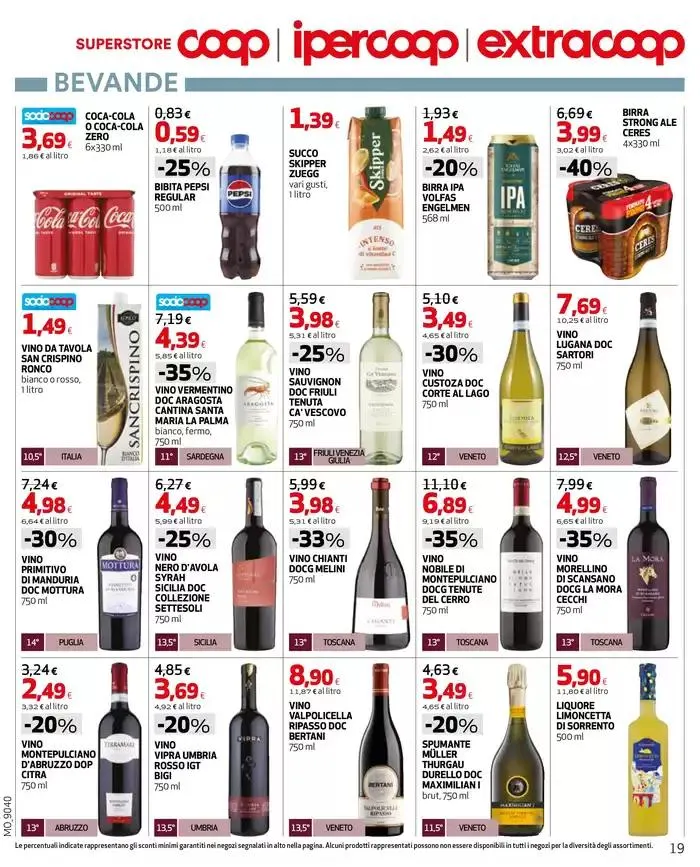 -25% su prodotti della linea da 27 marzo a 9 aprile di 2025 - Pagina del volantino 19