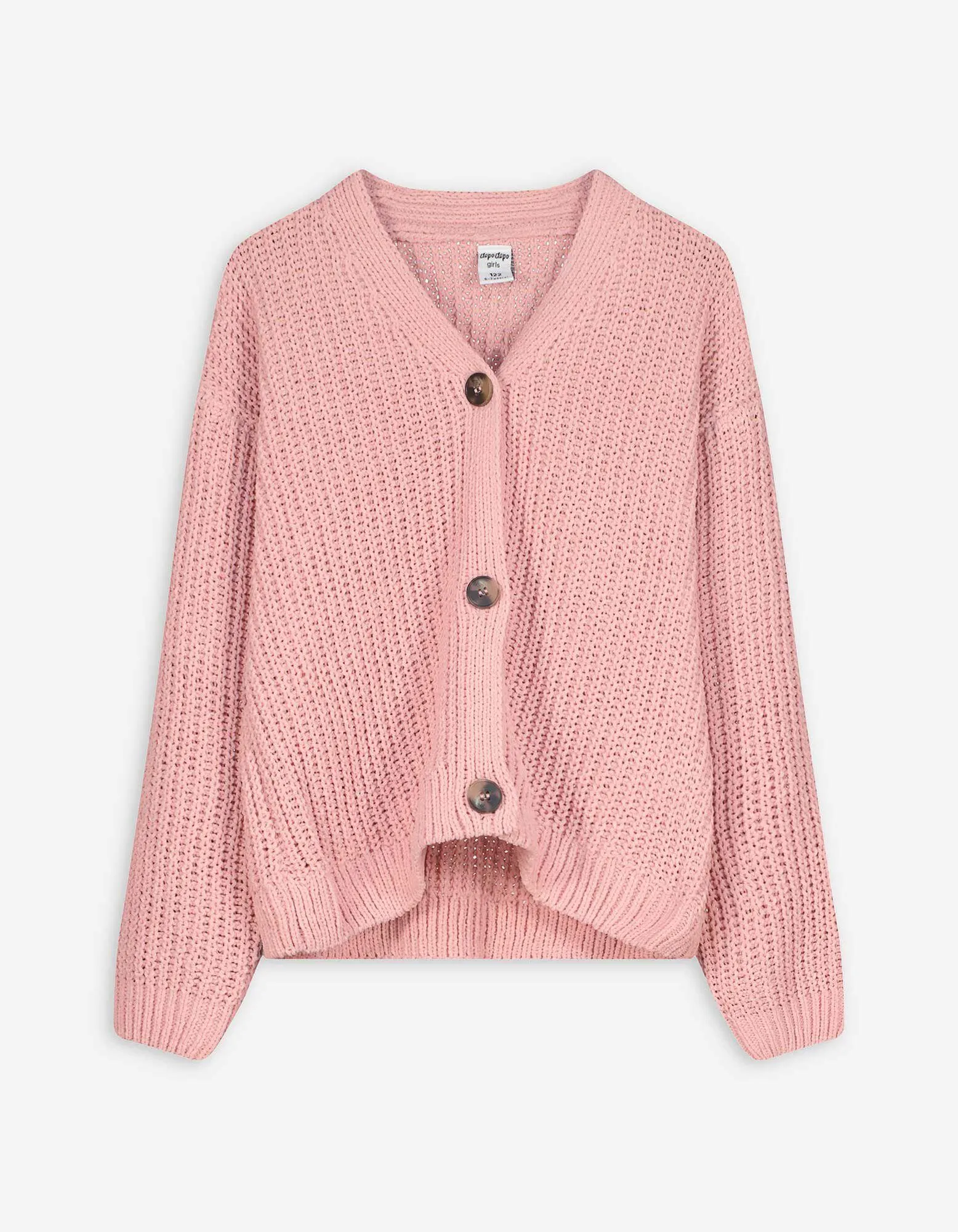 Giacca in maglia - Ciniglia - rosa