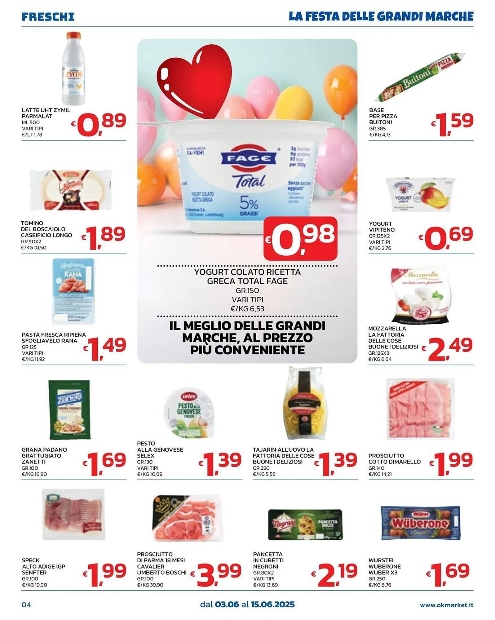 Volantino Ok Market da 3 giugno a 15 giugno di 2025 - Pagina del volantino 4
