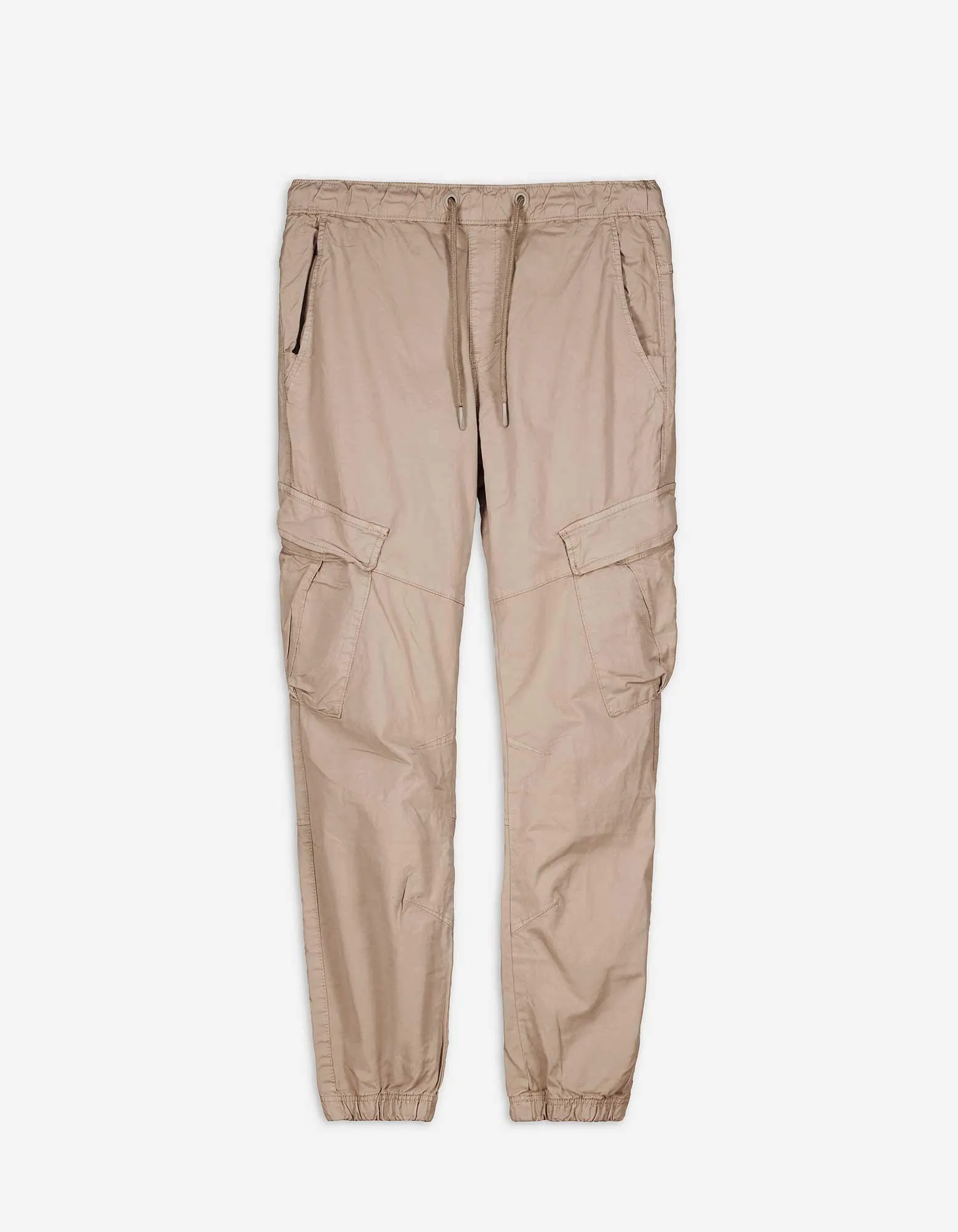 Pantaloni cargo - Coulisse in vita - marrone chiaro