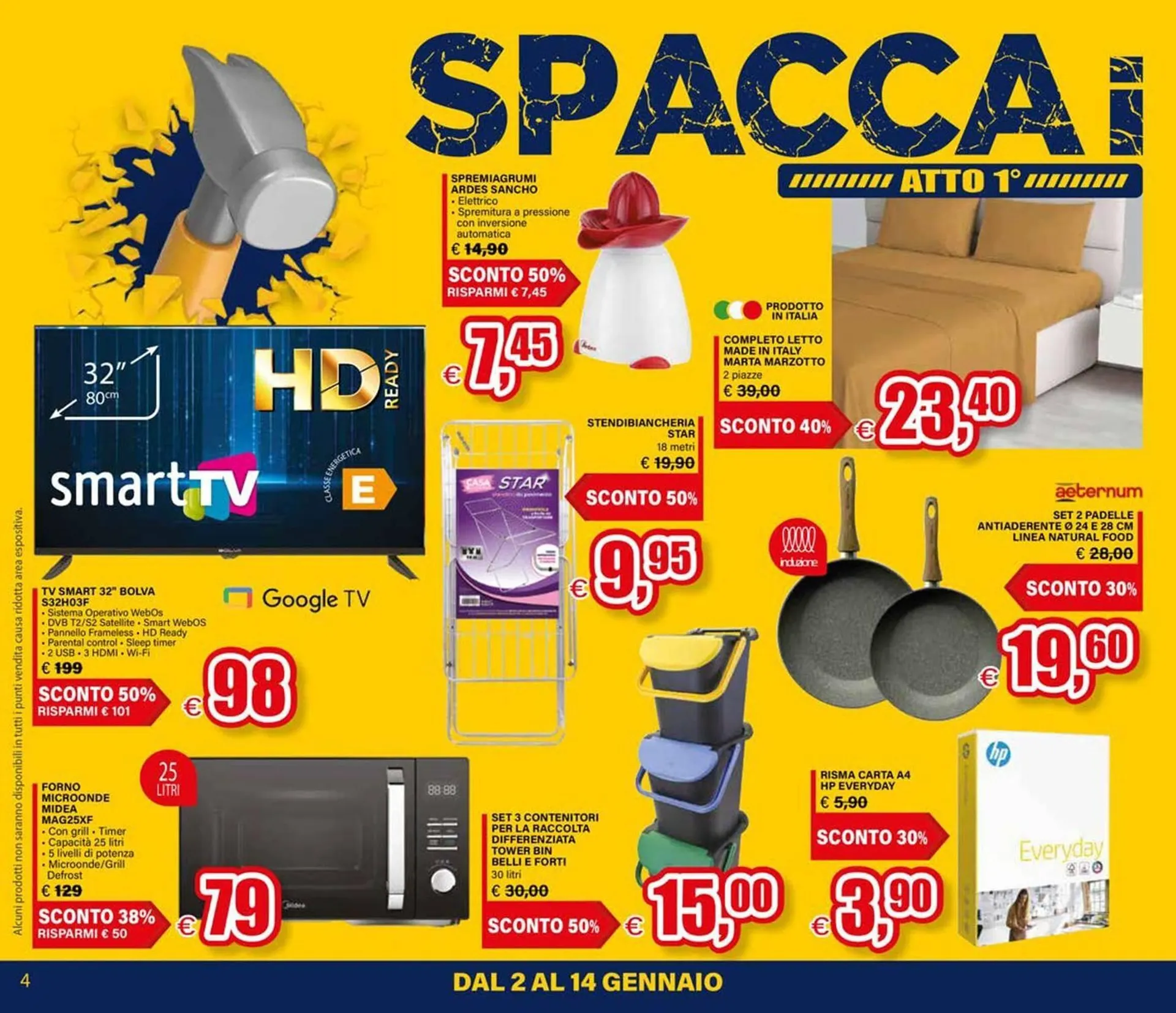 Volantino Il Gigante da 2 gennaio a 14 gennaio di 2026 - Pagina del volantino 4